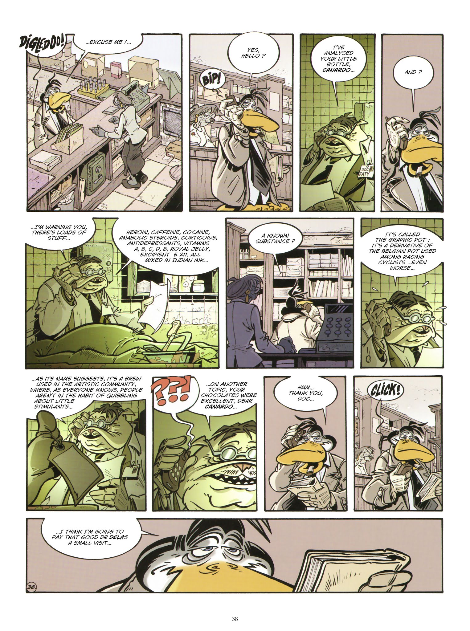 Read online Une enquête de l'inspecteur Canardo comic -  Issue #15 - 40