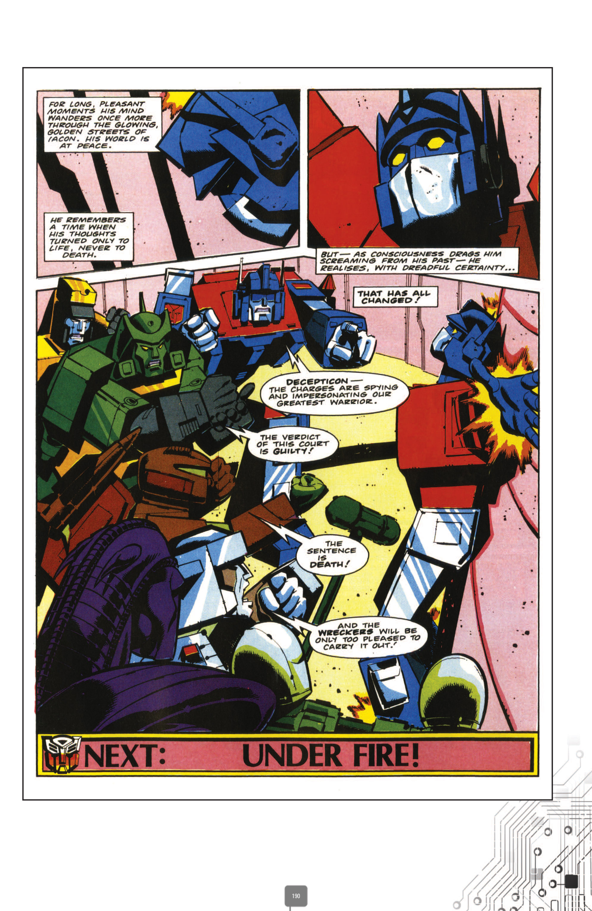 Read online The Transformers Classics UK comic -  Issue # TPB 3 - 191