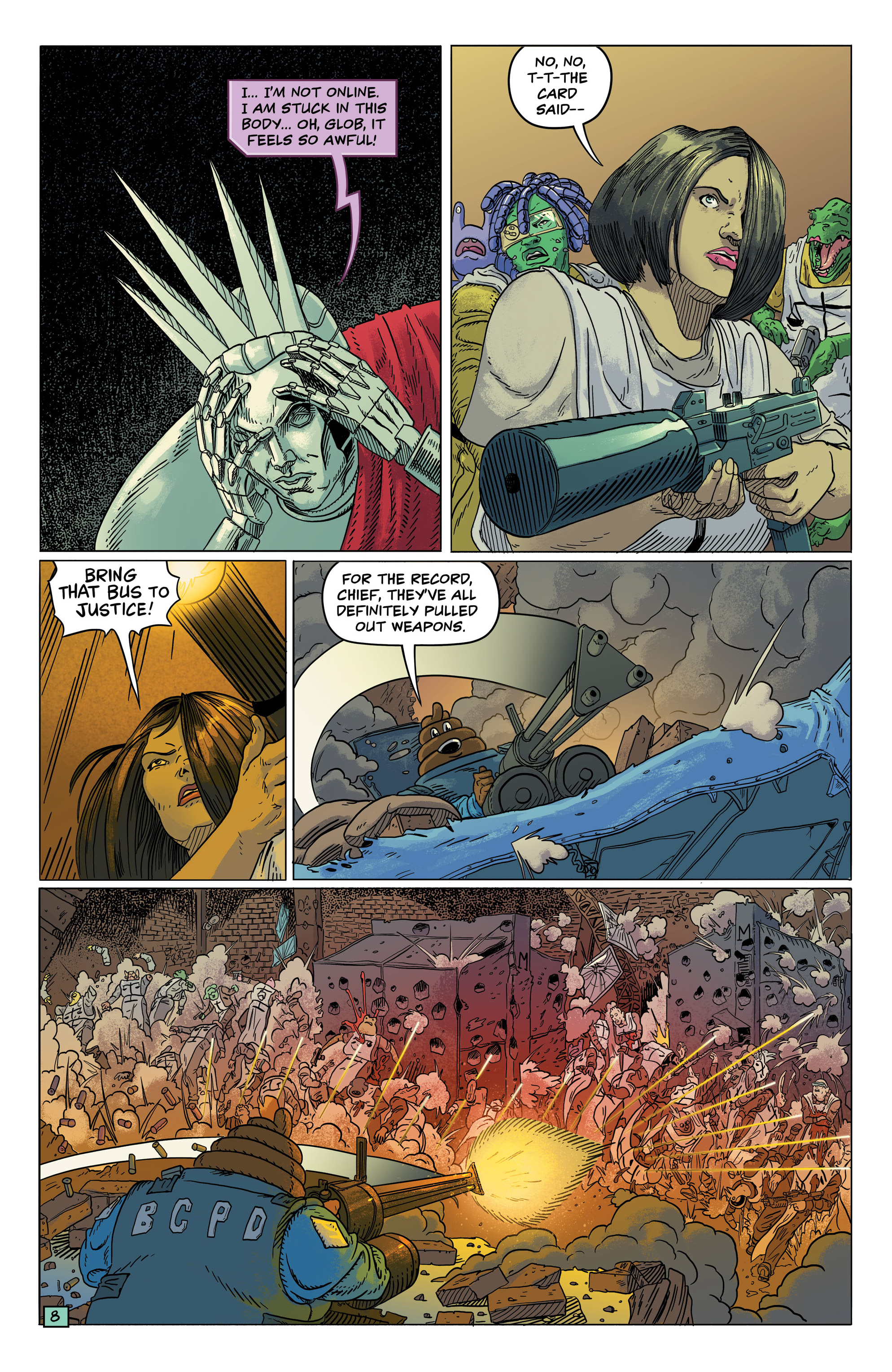 Read online Justice Warriors comic -  Issue #6 - 9