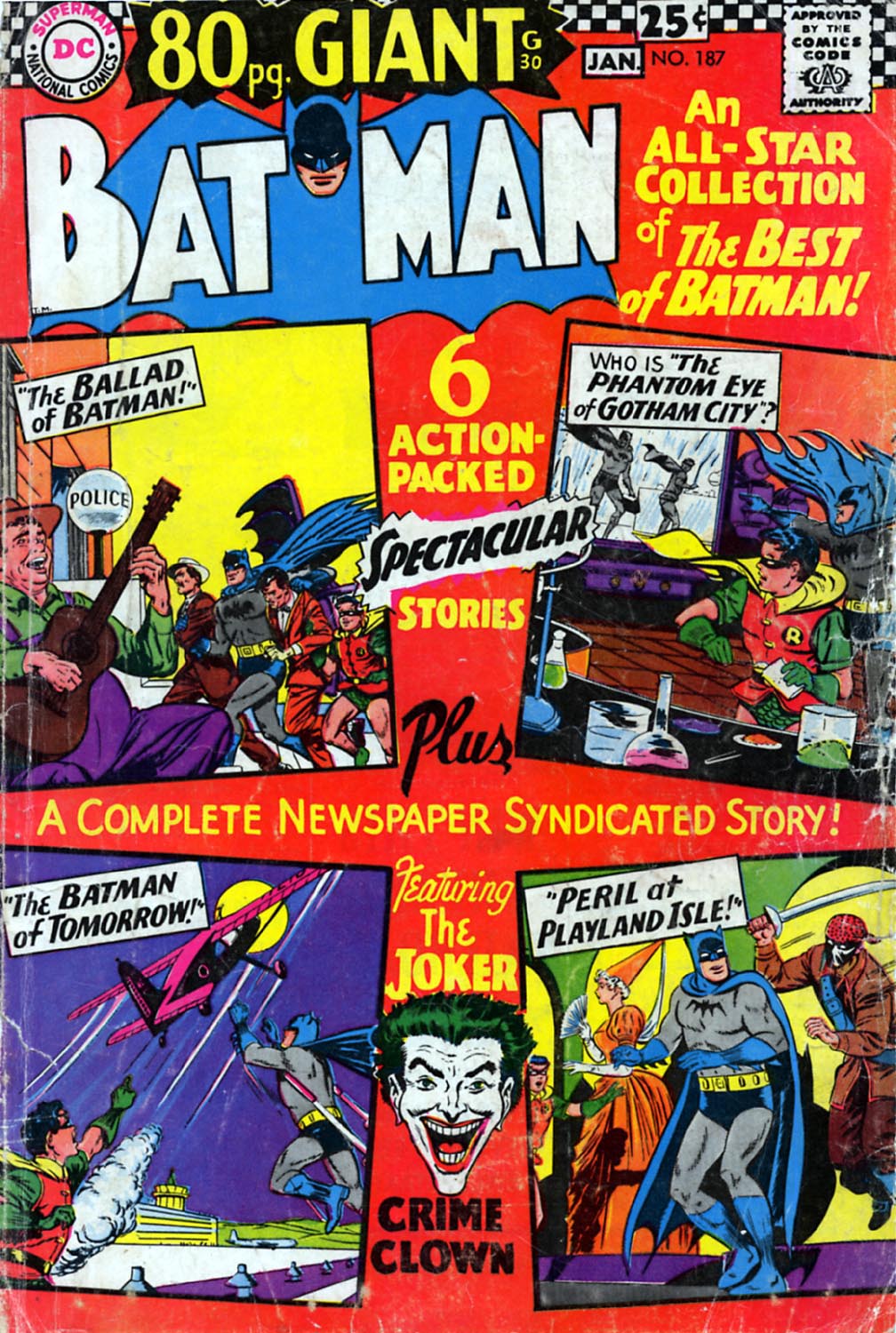 Read online Batman (1940) comic -  Issue #187 - 1