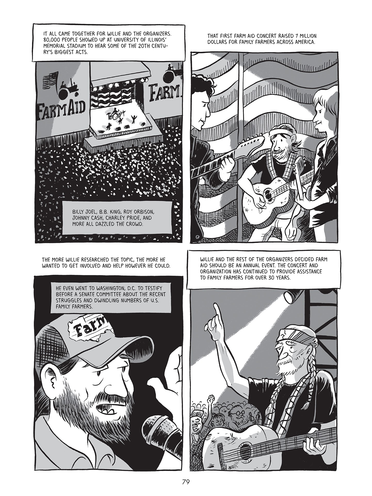 Read online Willie Nelson: A Graphic History comic -  Issue # TPB - 74