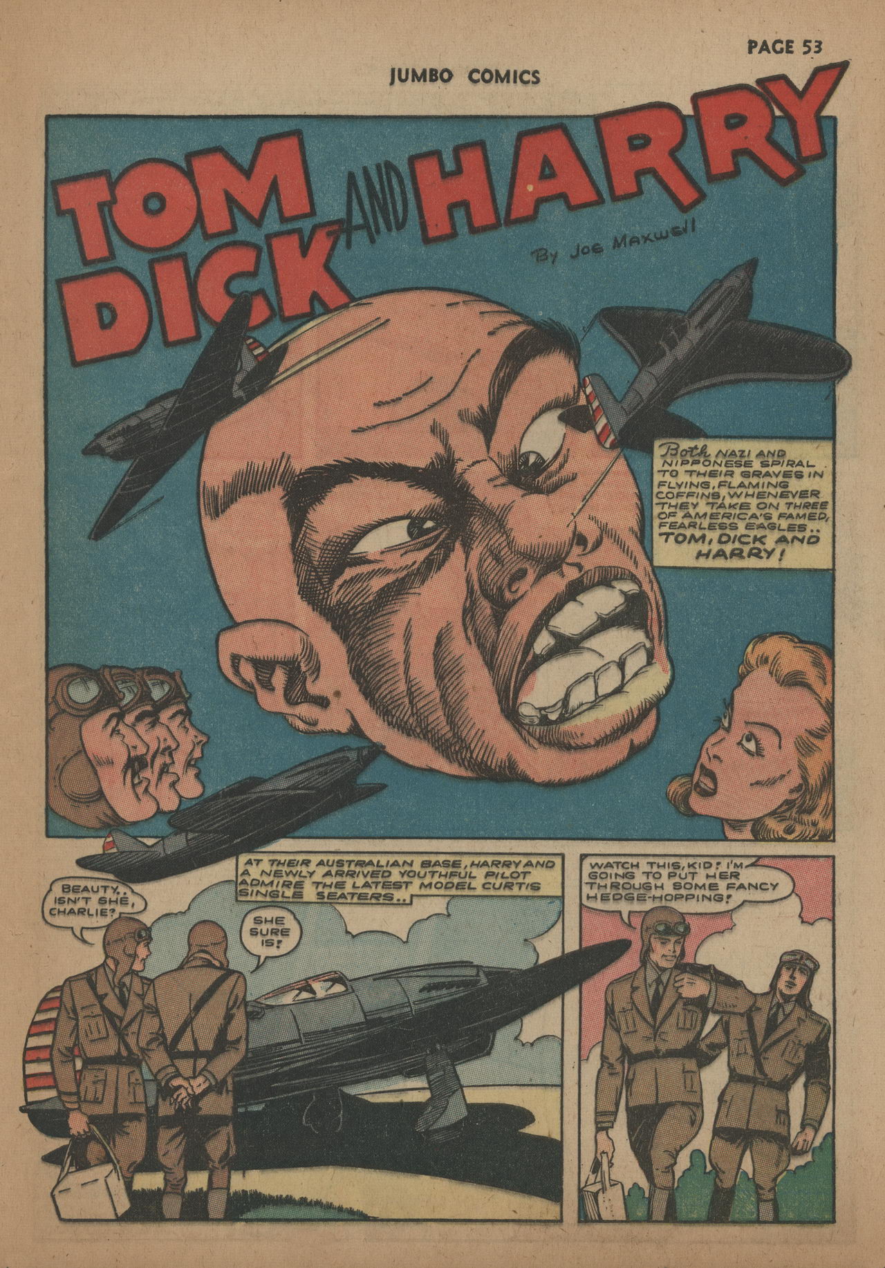 Read online Jumbo Comics comic -  Issue #44 - 55