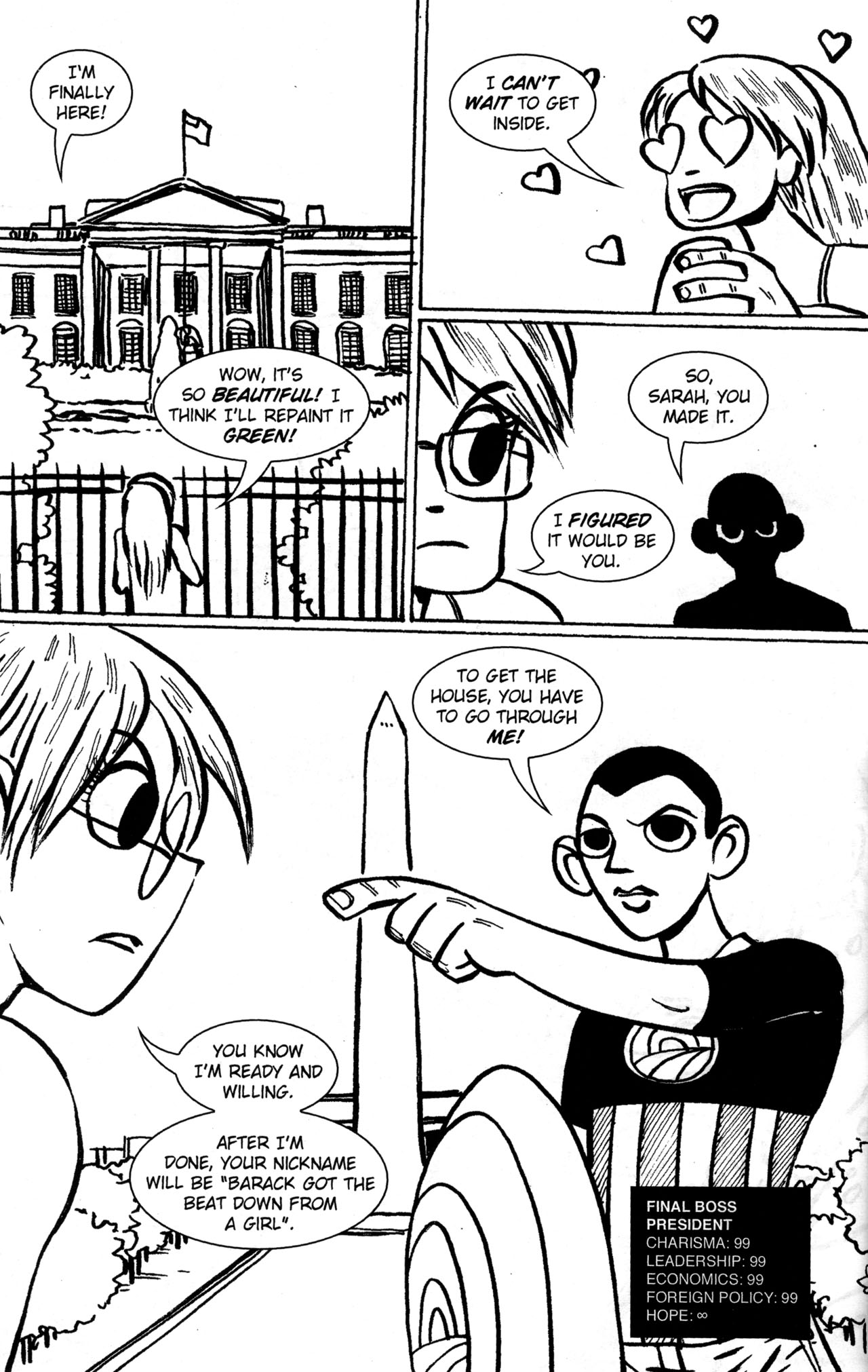 Read online Sarah Palin versus the World comic -  Issue # Full - 23