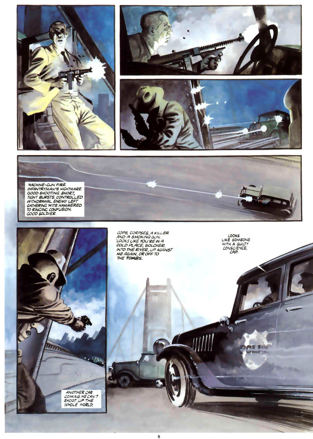 Read online Marvel Graphic Novel comic -  Issue #6 Night Raven - House of Cards - 7