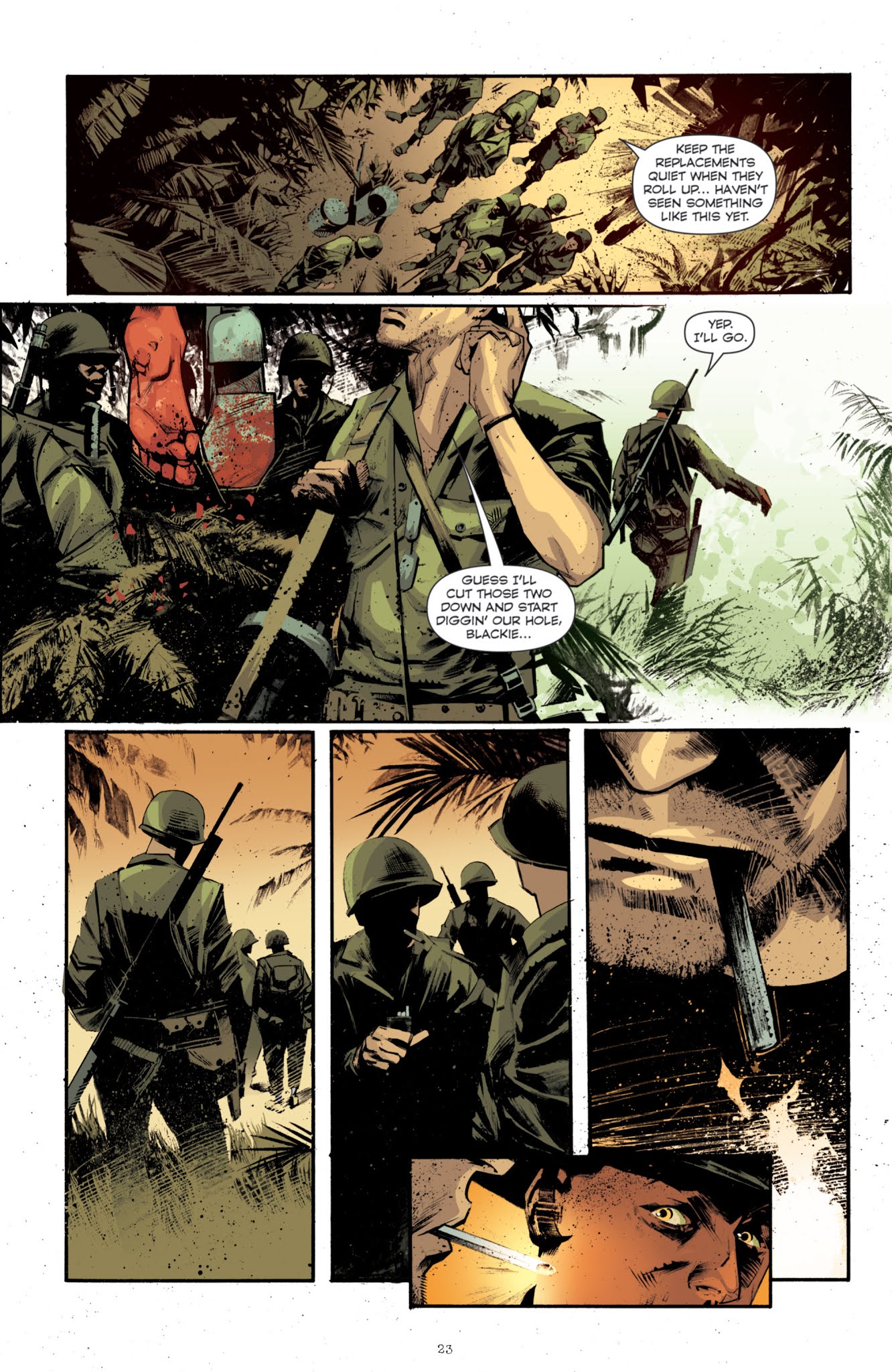 Read online Fever Ridge: A Tale of MacArthur's Jungle War comic -  Issue # _TPB - 23