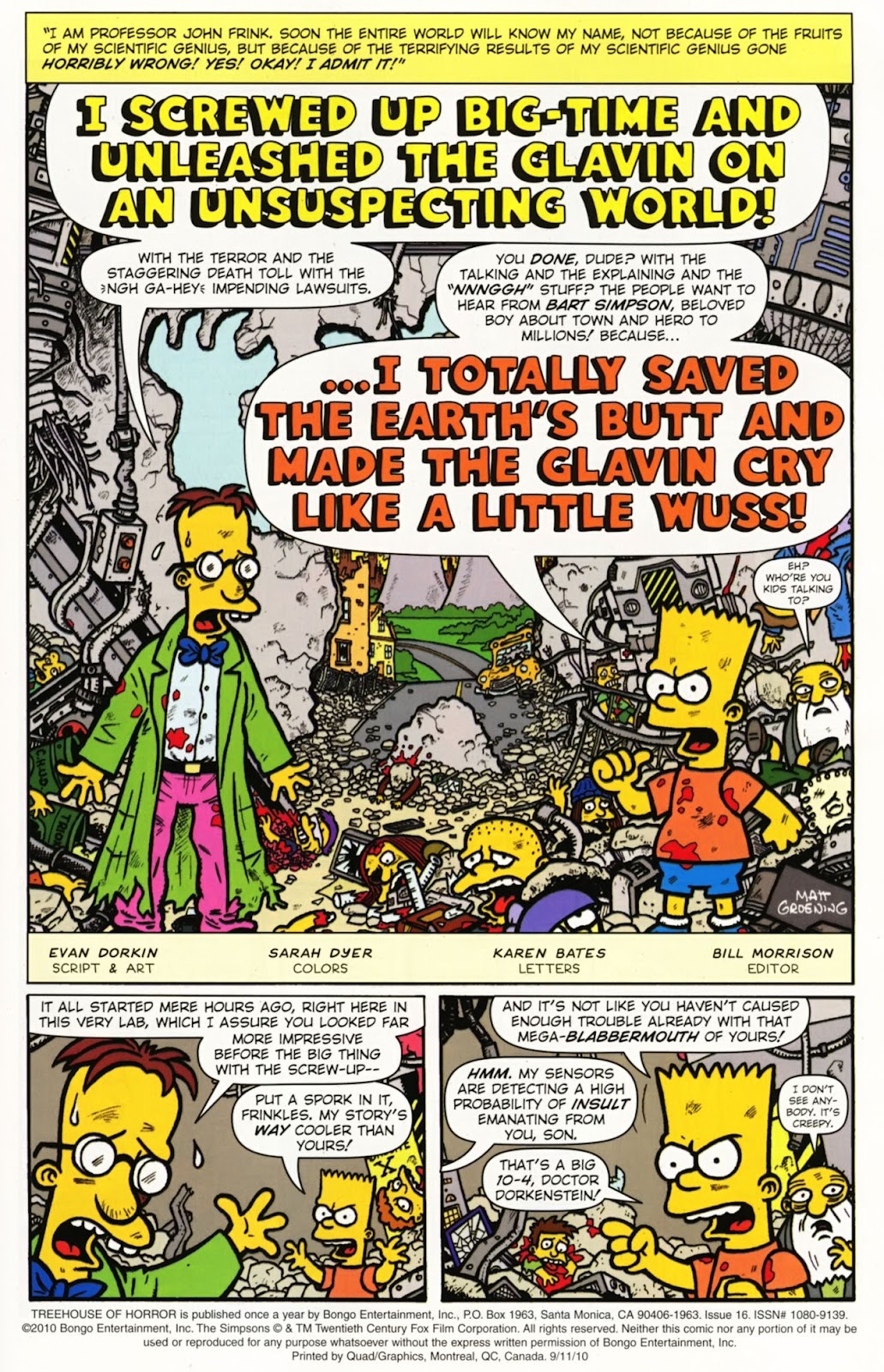 Treehouse of Horror issue 16 - Page 4