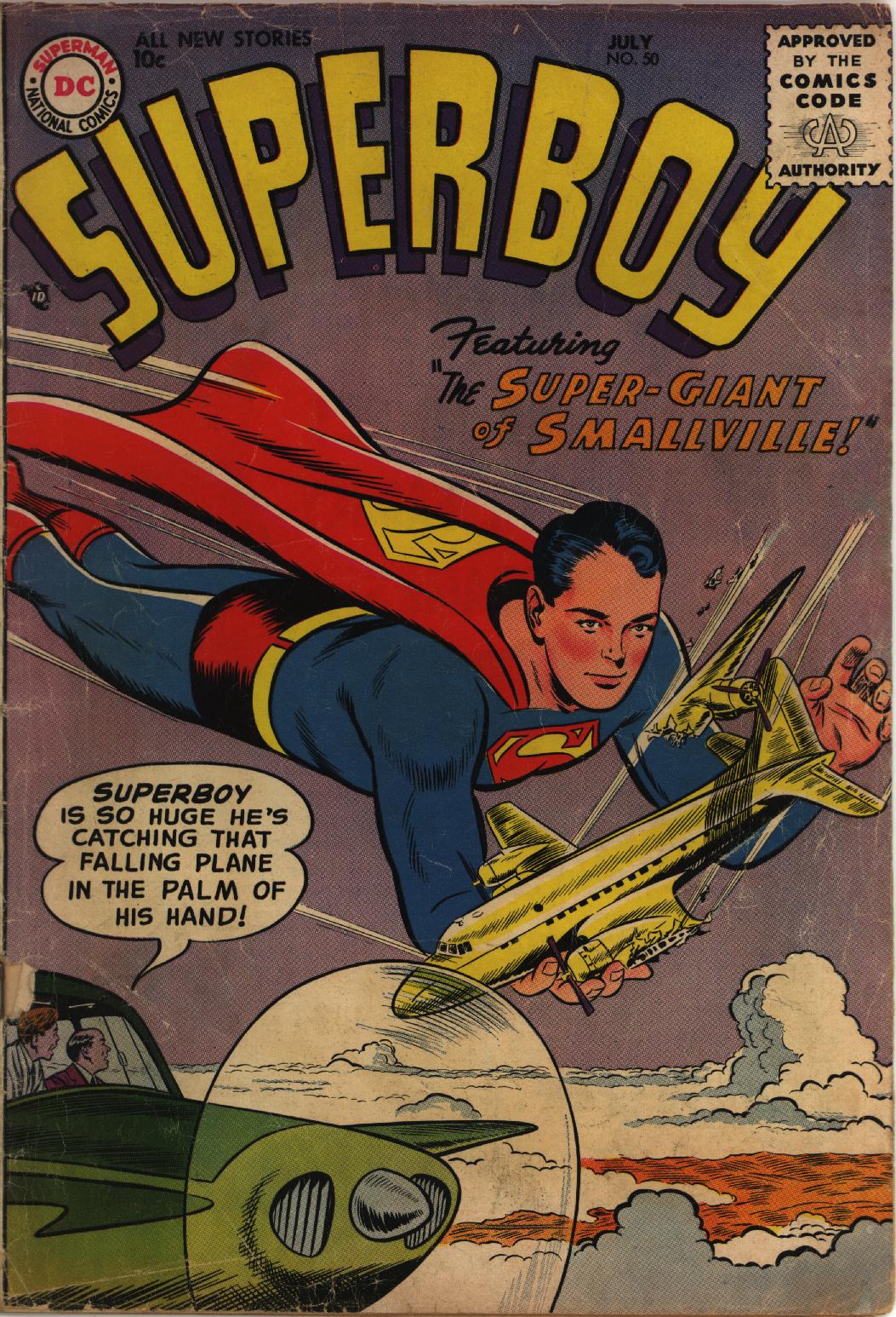 Read online Superboy (1949) comic -  Issue #50 - 1