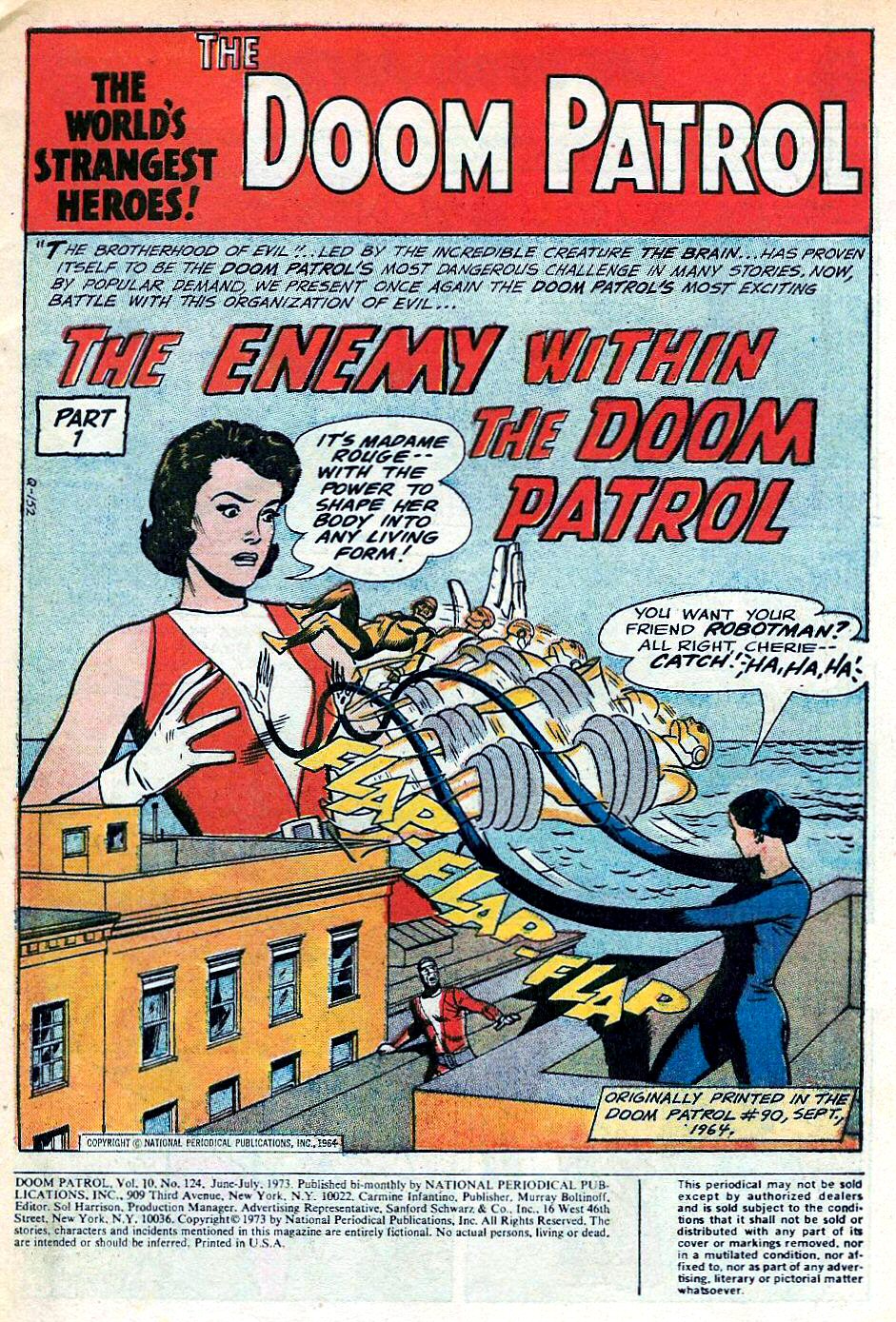 Read online Doom Patrol (1964) comic -  Issue #124 - 3