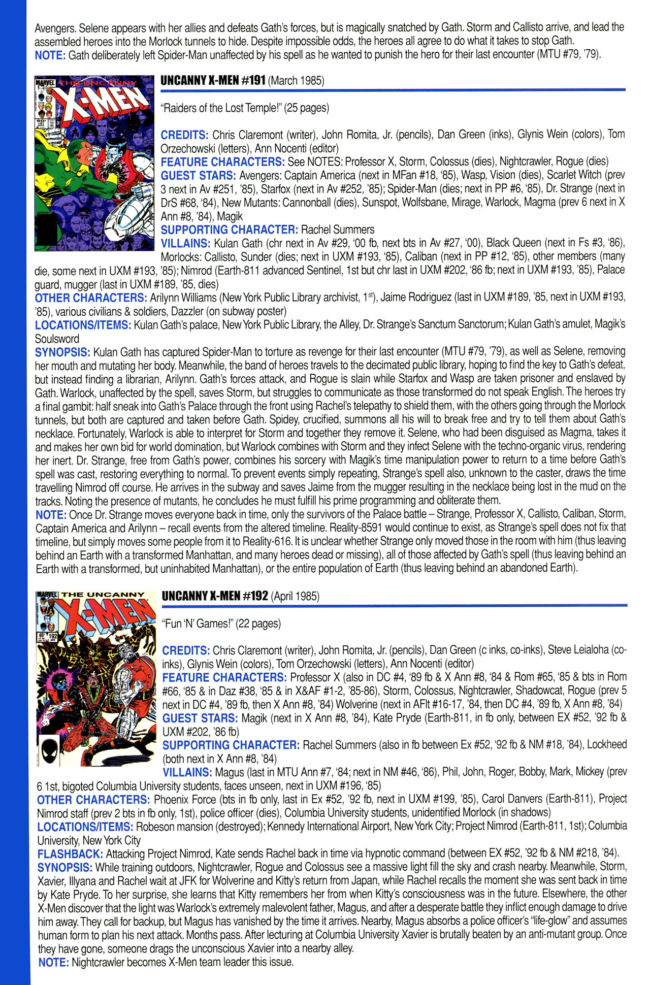 Read online Official Index to the Marvel Universe comic -  Issue #4 - 66