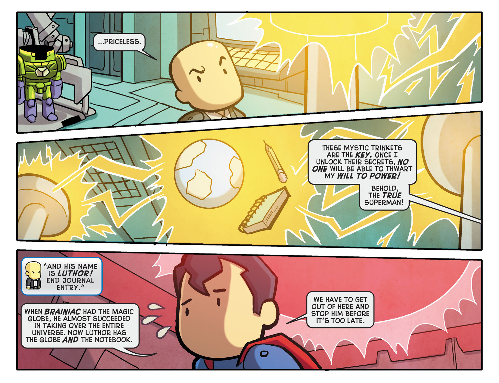 Read online Scribblenauts Unmasked: A Crisis of Imagination comic -  Issue #4 - 5