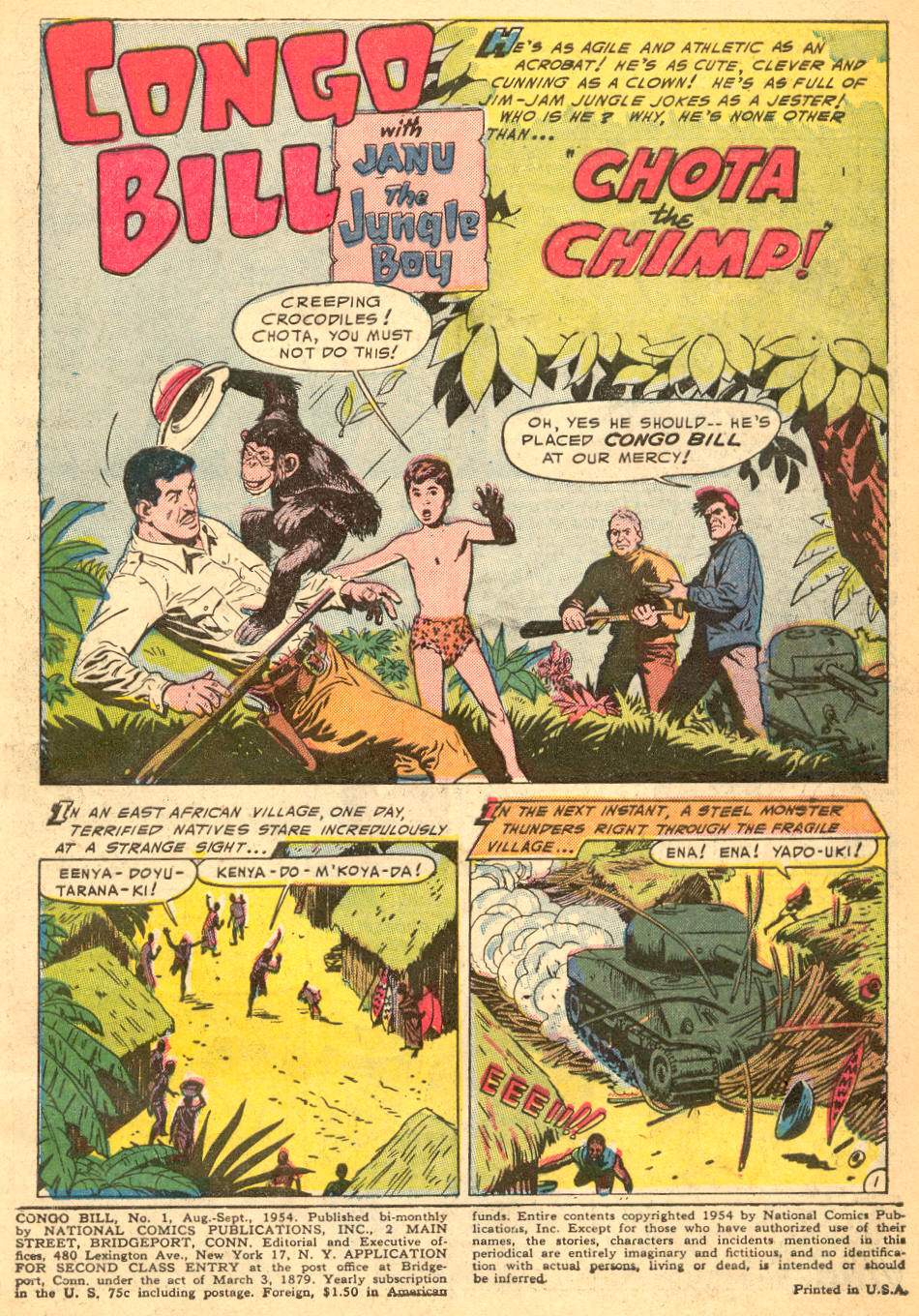 Read online Congo Bill comic -  Issue #1 - 3