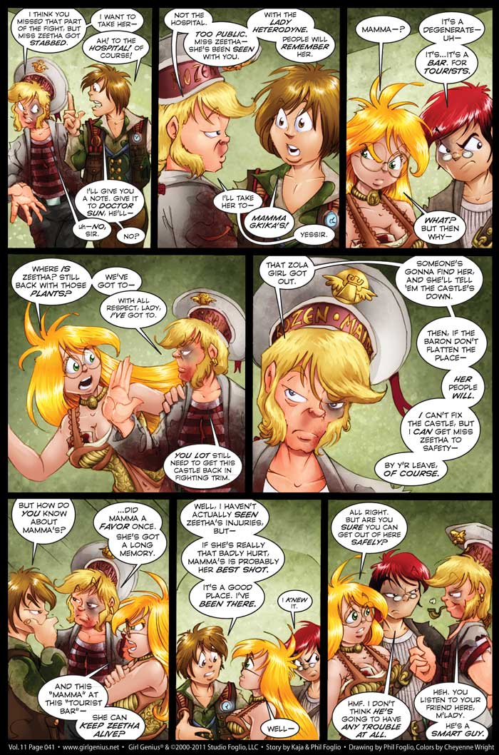 Read online Girl Genius (2002) comic -  Issue #11 - 42