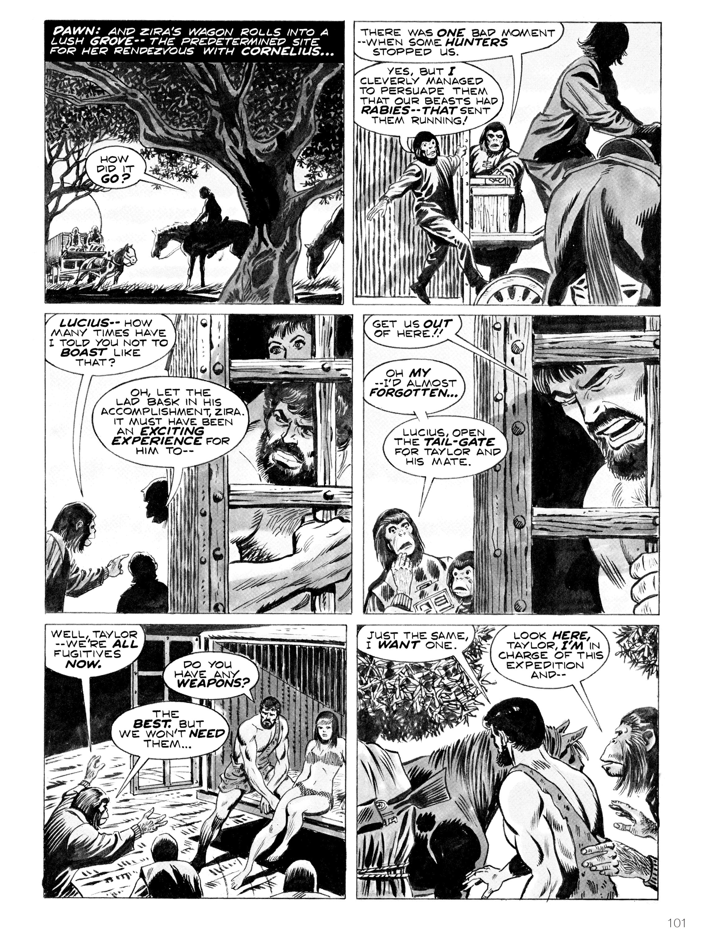 Read online Planet of the Apes: Archive comic -  Issue # TPB 2 (Part 1) - 98