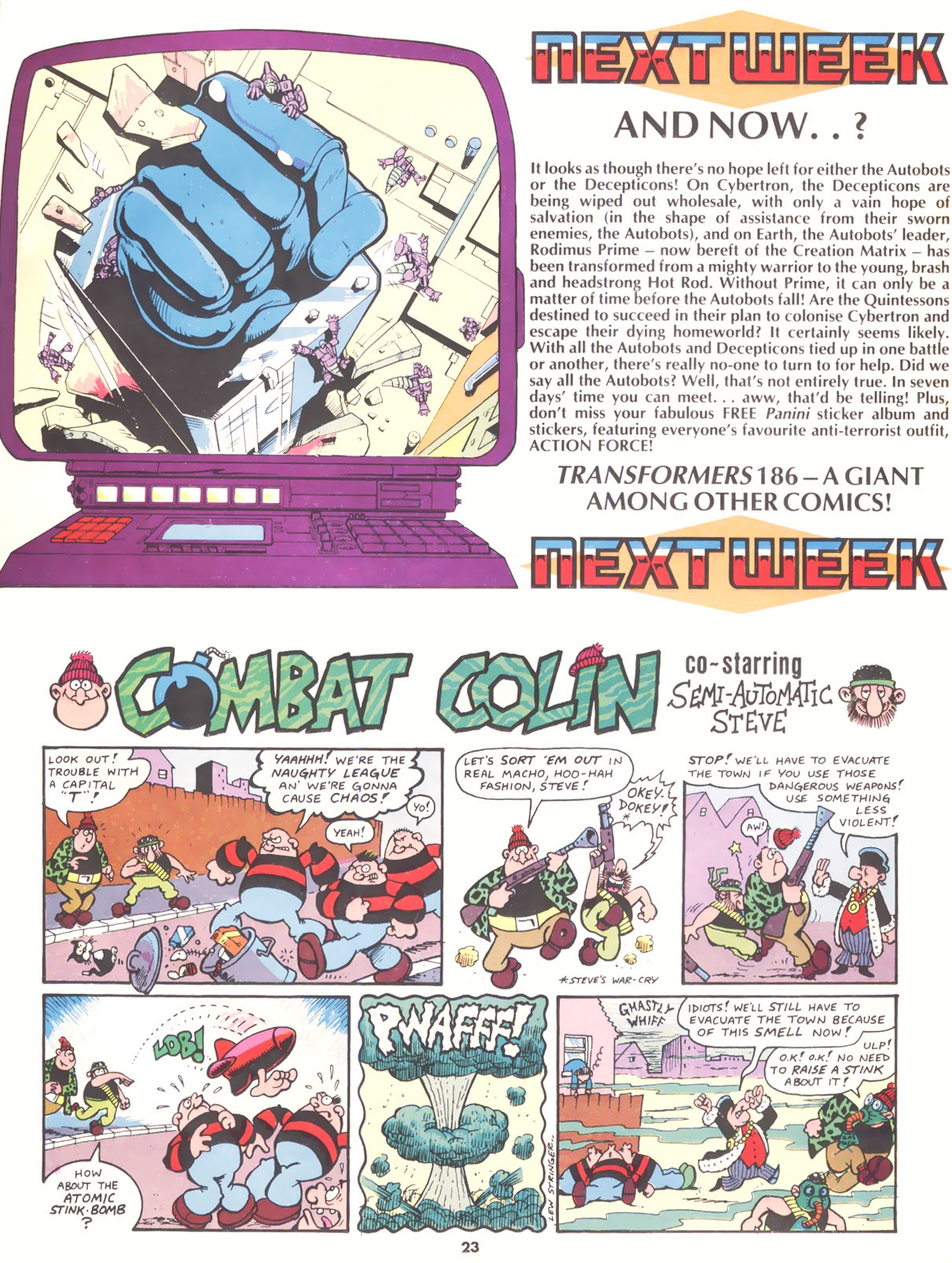 Read online The Transformers (UK) comic -  Issue #185 - 16