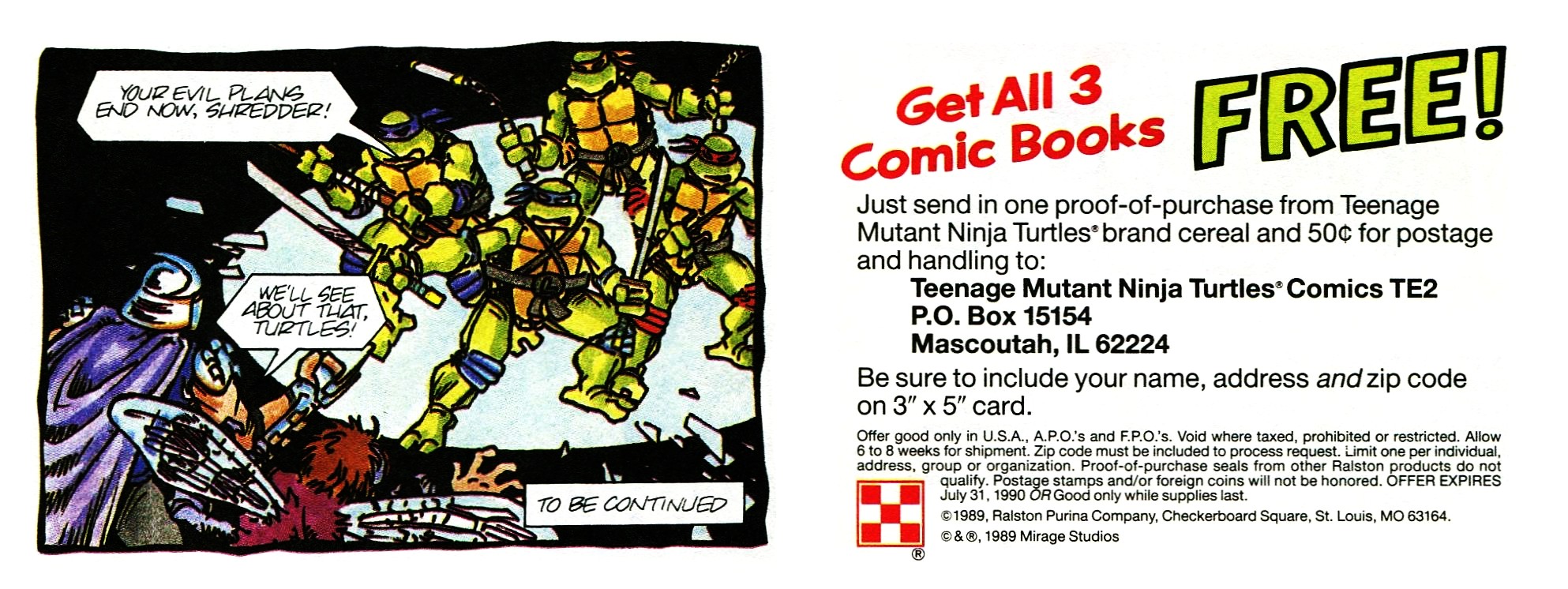 Read online Teenage Mutant Ninja Turtles Cereal Comics comic -  Issue #1 - 10