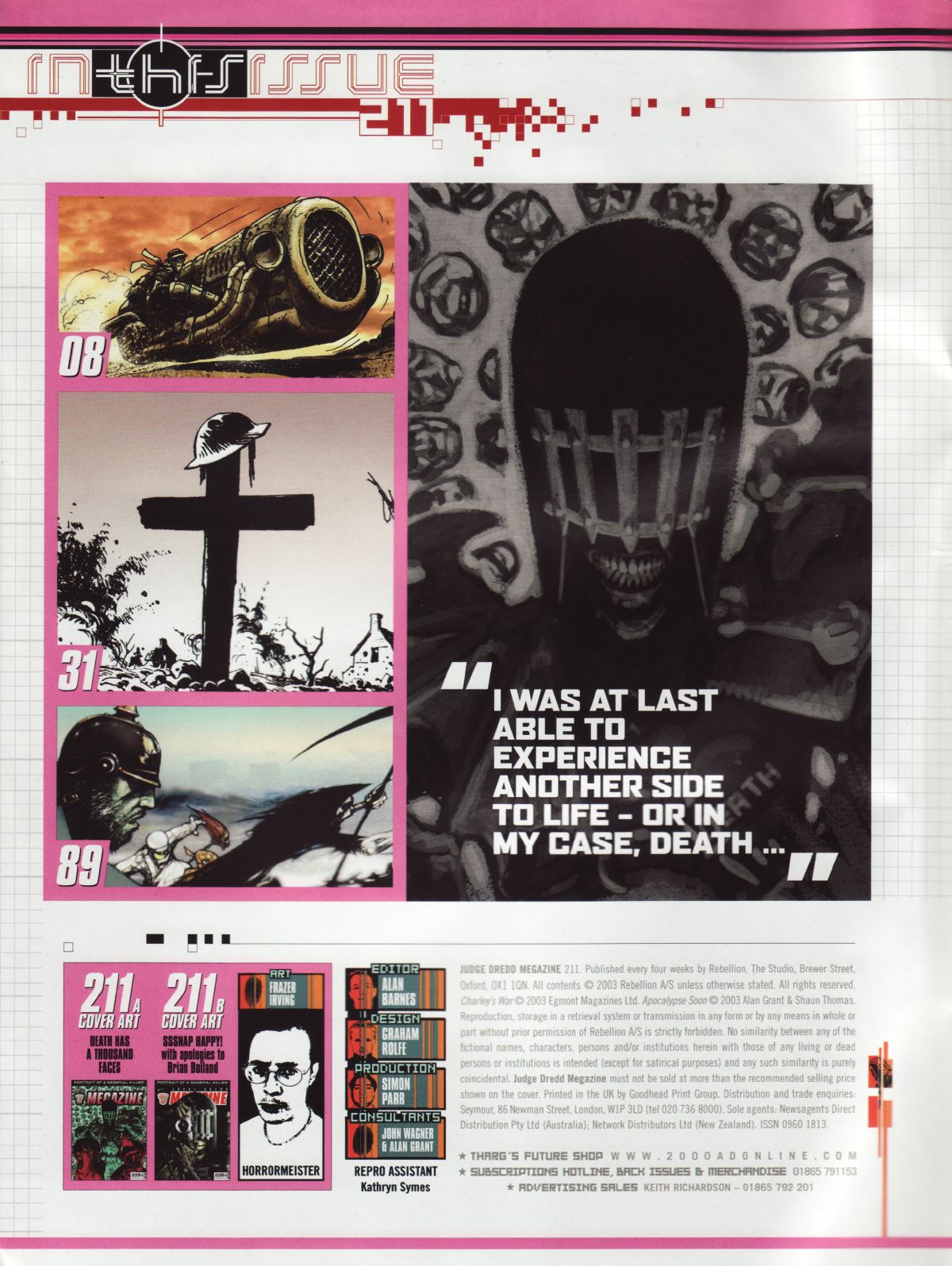 Read online Judge Dredd Megazine (Vol. 5) comic -  Issue #211 - 2