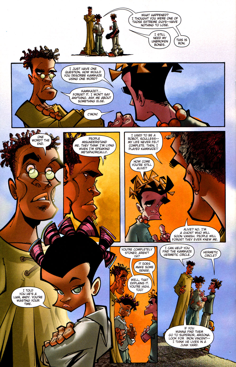 Read online Kamikaze comic -  Issue #3 - 18