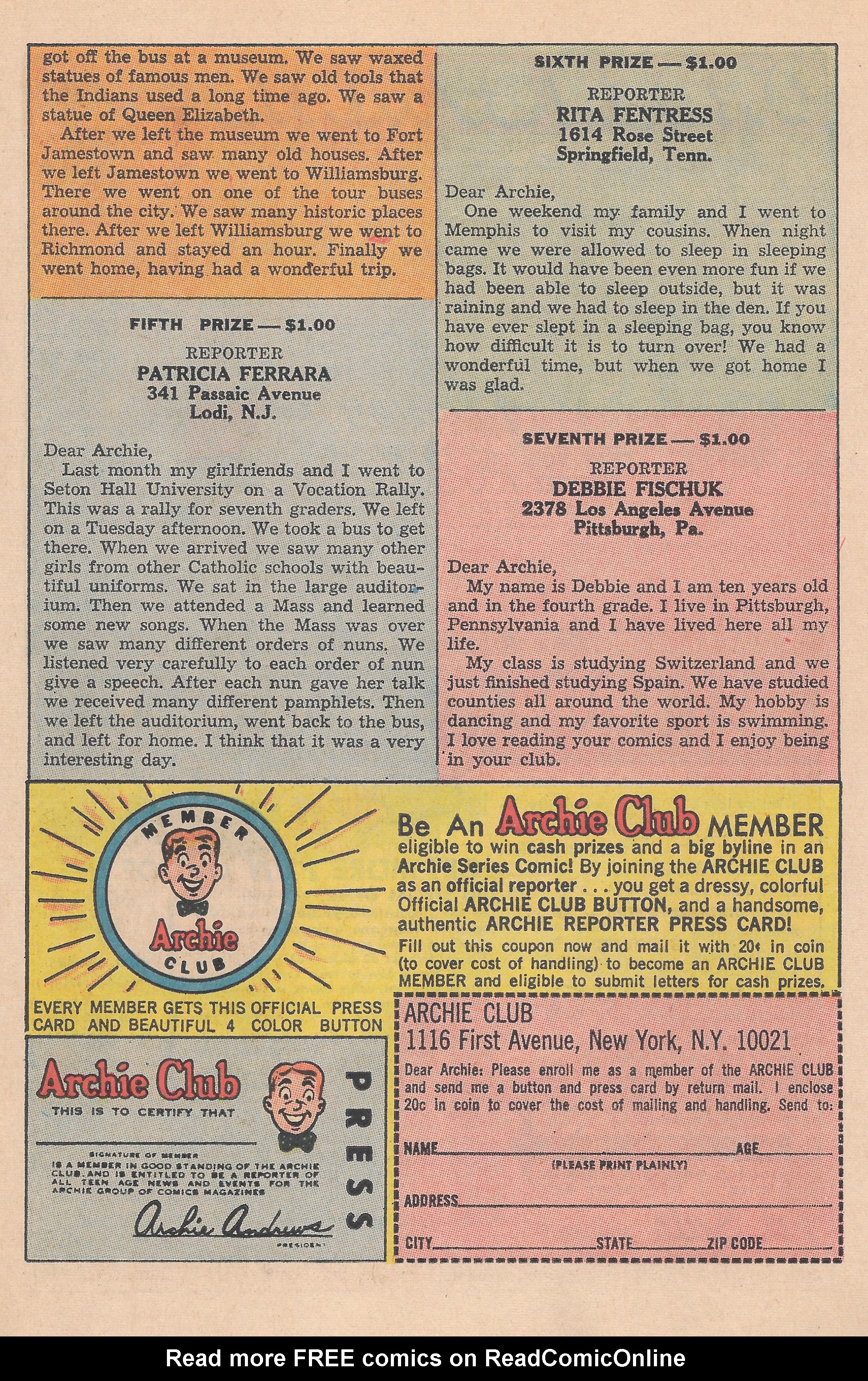 Read online Archie's Joke Book Magazine comic -  Issue #110 - 27