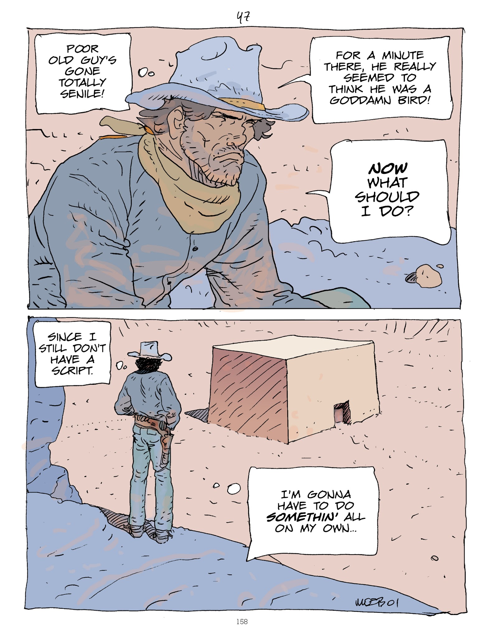 Read online Moebius Library comic -  Issue # TPB 2 - 157