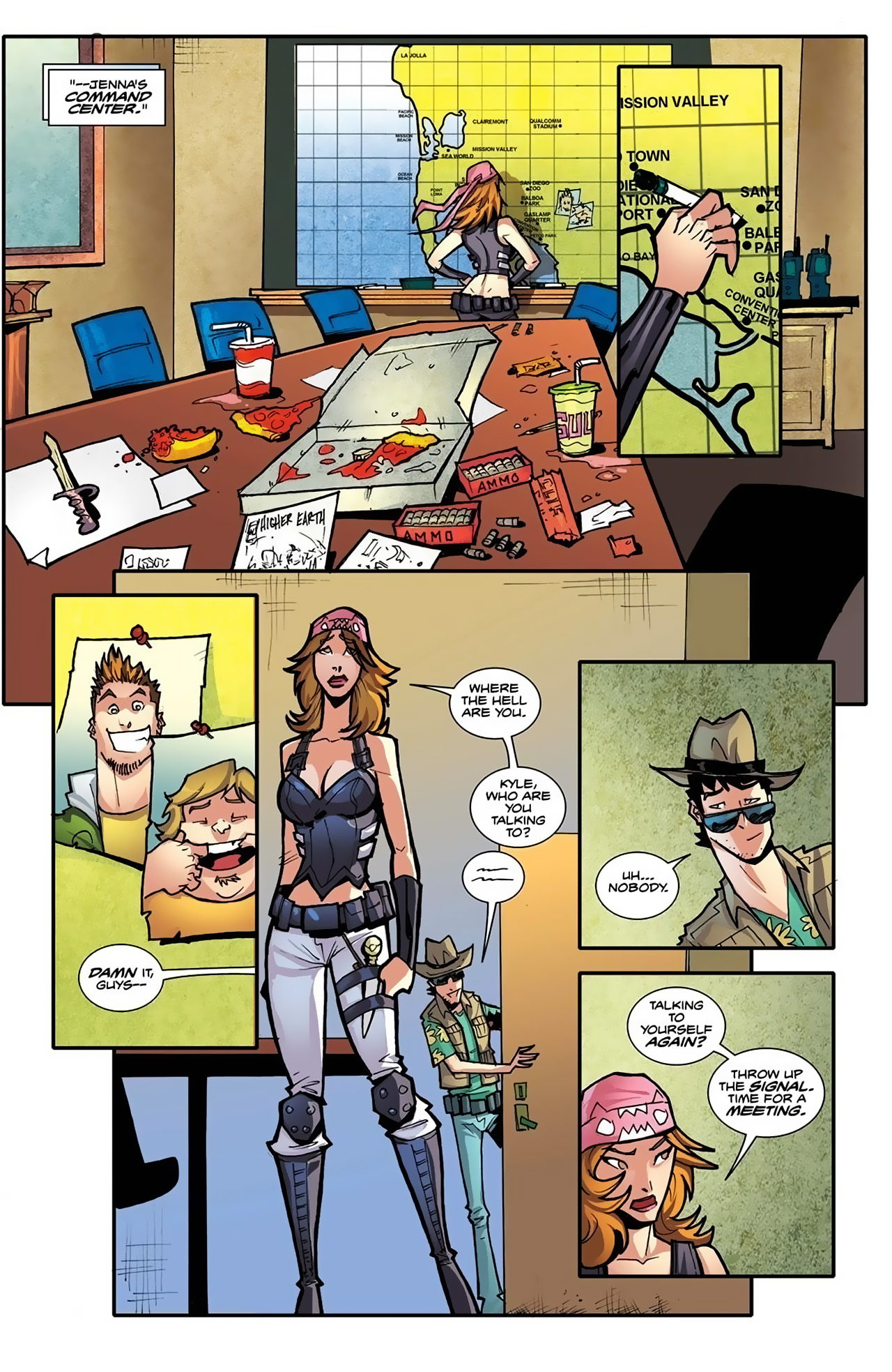 Read online Fanboys vs. Zombies comic -  Issue #5 - 16