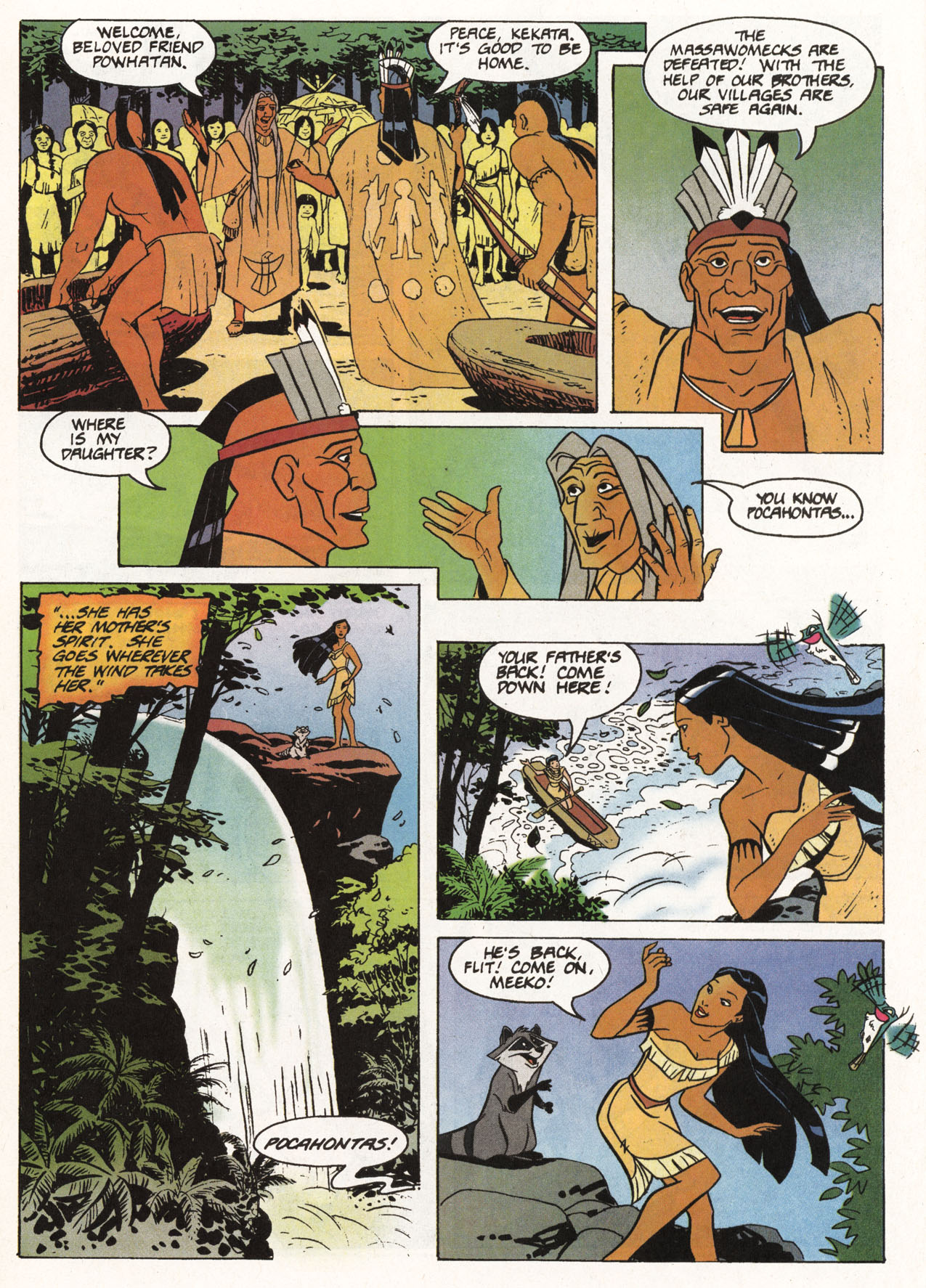 Read online Disney's Pocahontas comic -  Issue #1 - 7
