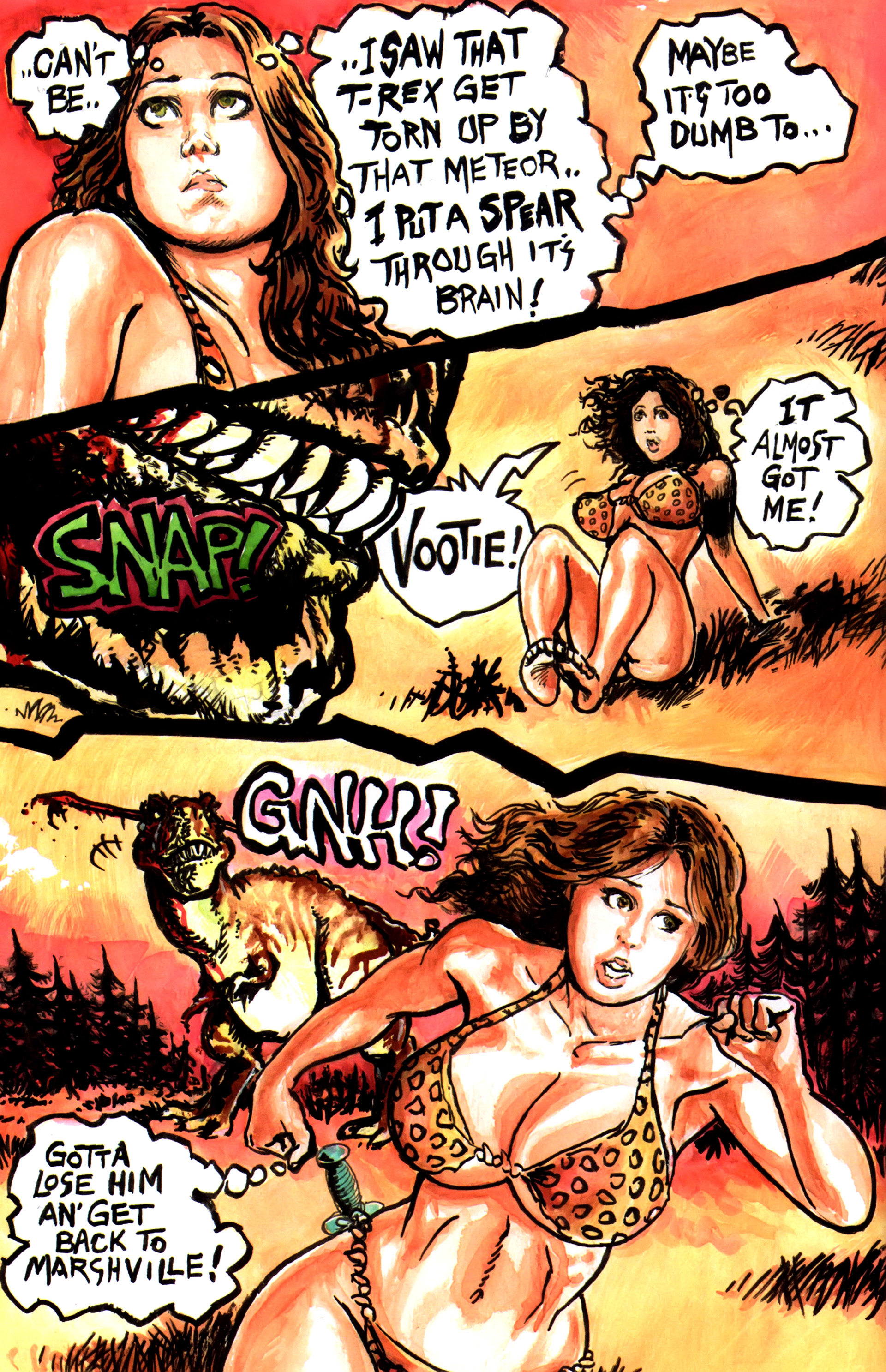 Read online Cavewoman: The Zombie Situation comic -  Issue #1 - 4