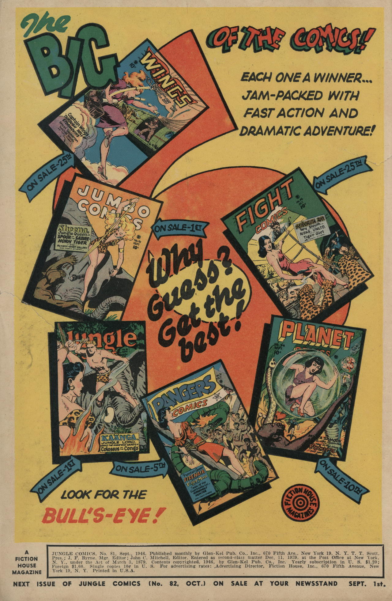 Read online Jungle Comics comic -  Issue #81 - 2