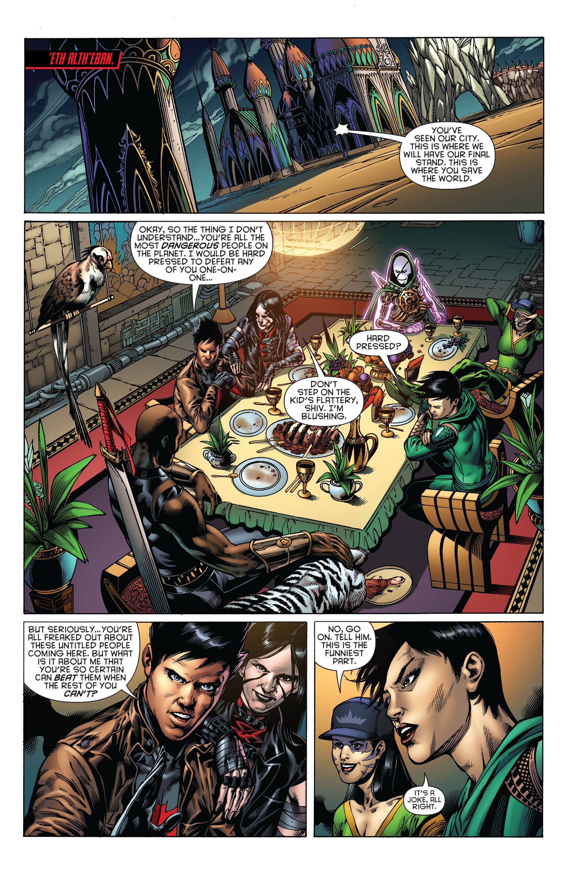 Read online Red Hood And The Outlaws (2011) comic -  Issue #22 - 16