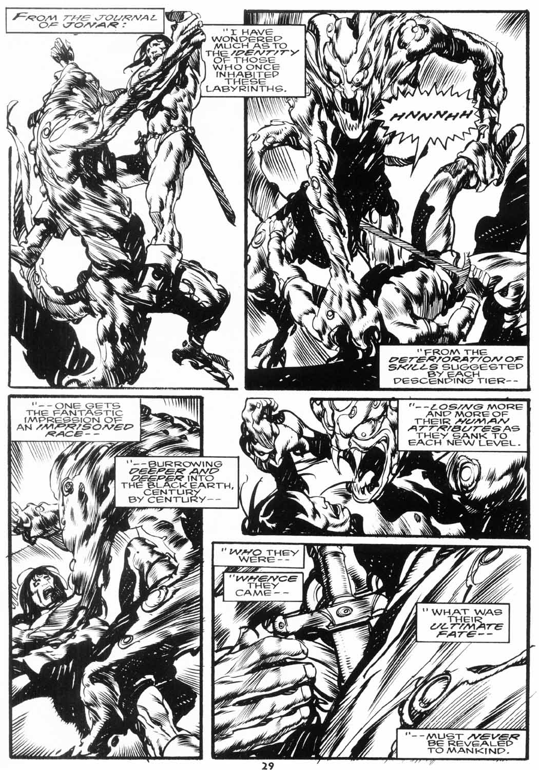 Read online The Savage Sword Of Conan comic -  Issue #224 - 31