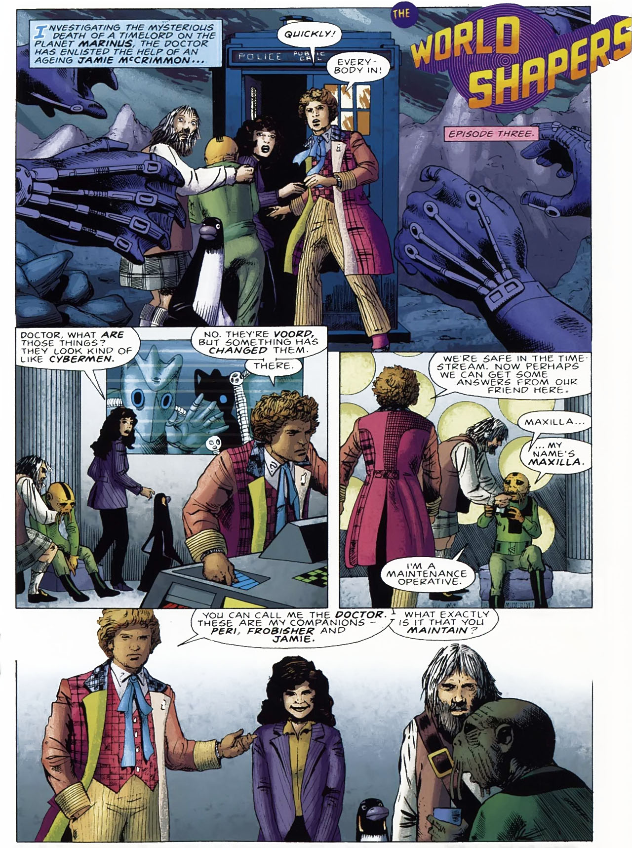 Read online Grant Morrison's Doctor Who comic -  Issue #2 - 17