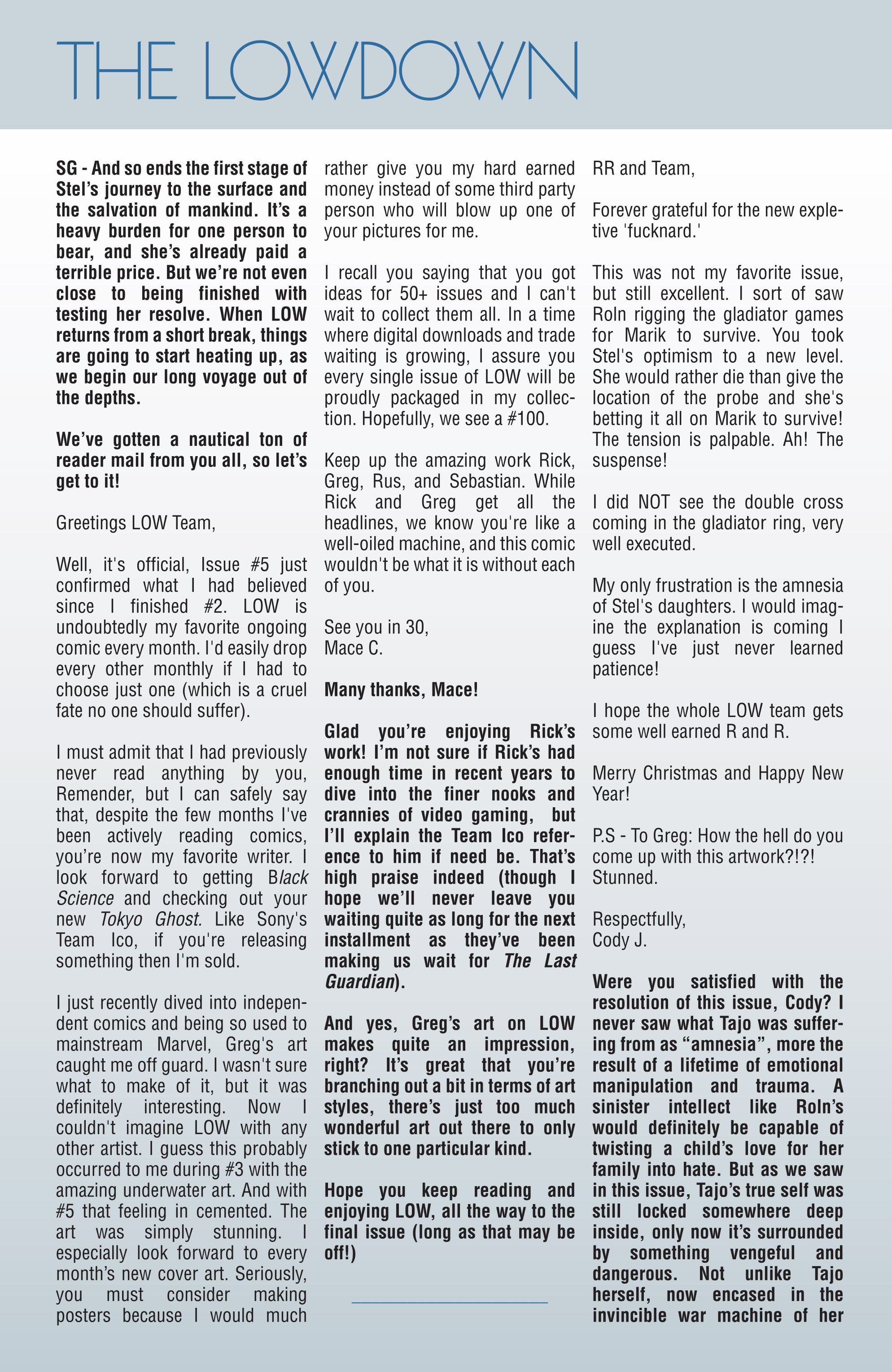 Read online Low comic -  Issue #6 - 27