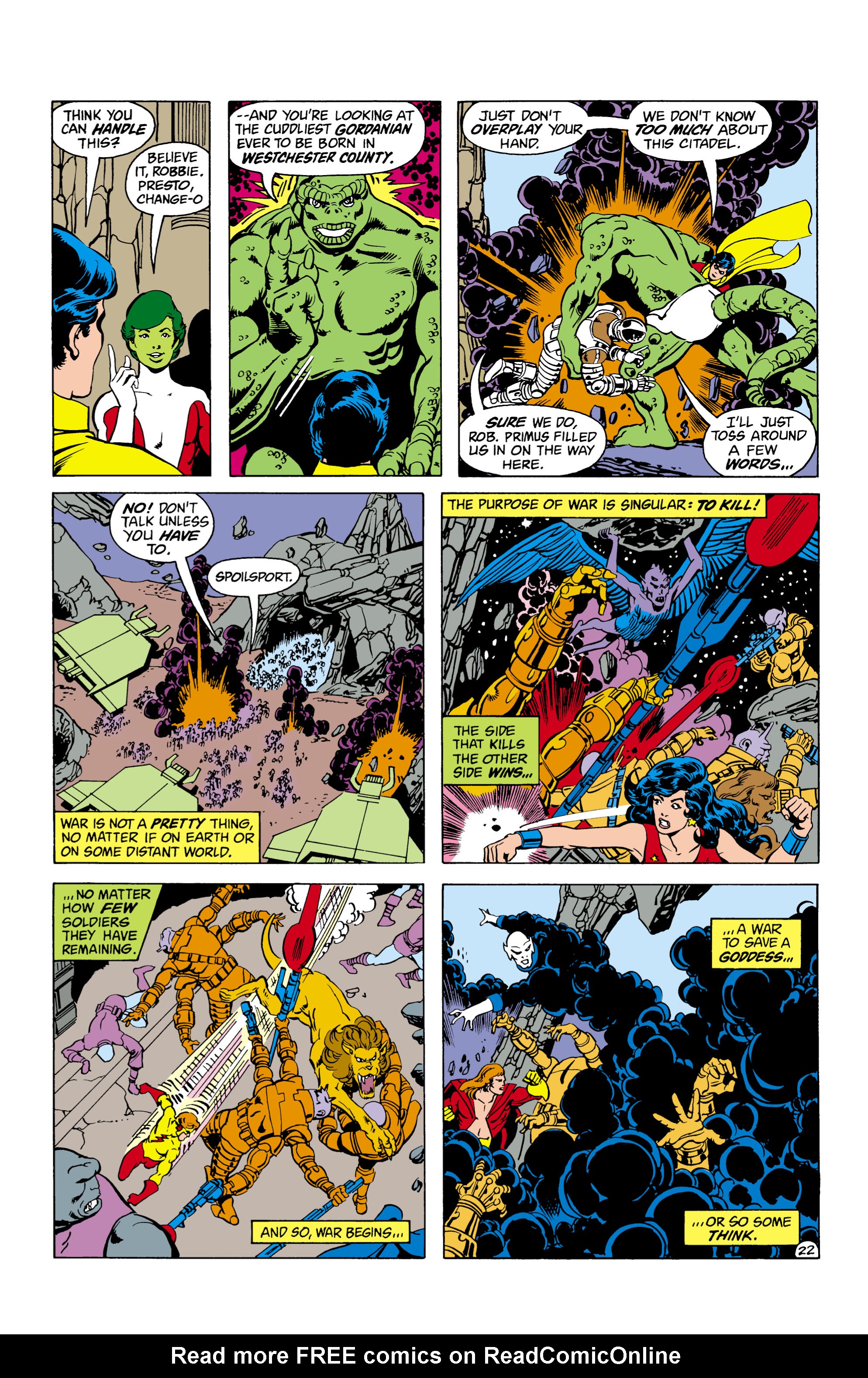 Read online The New Teen Titans (1980) comic -  Issue #24 - 22