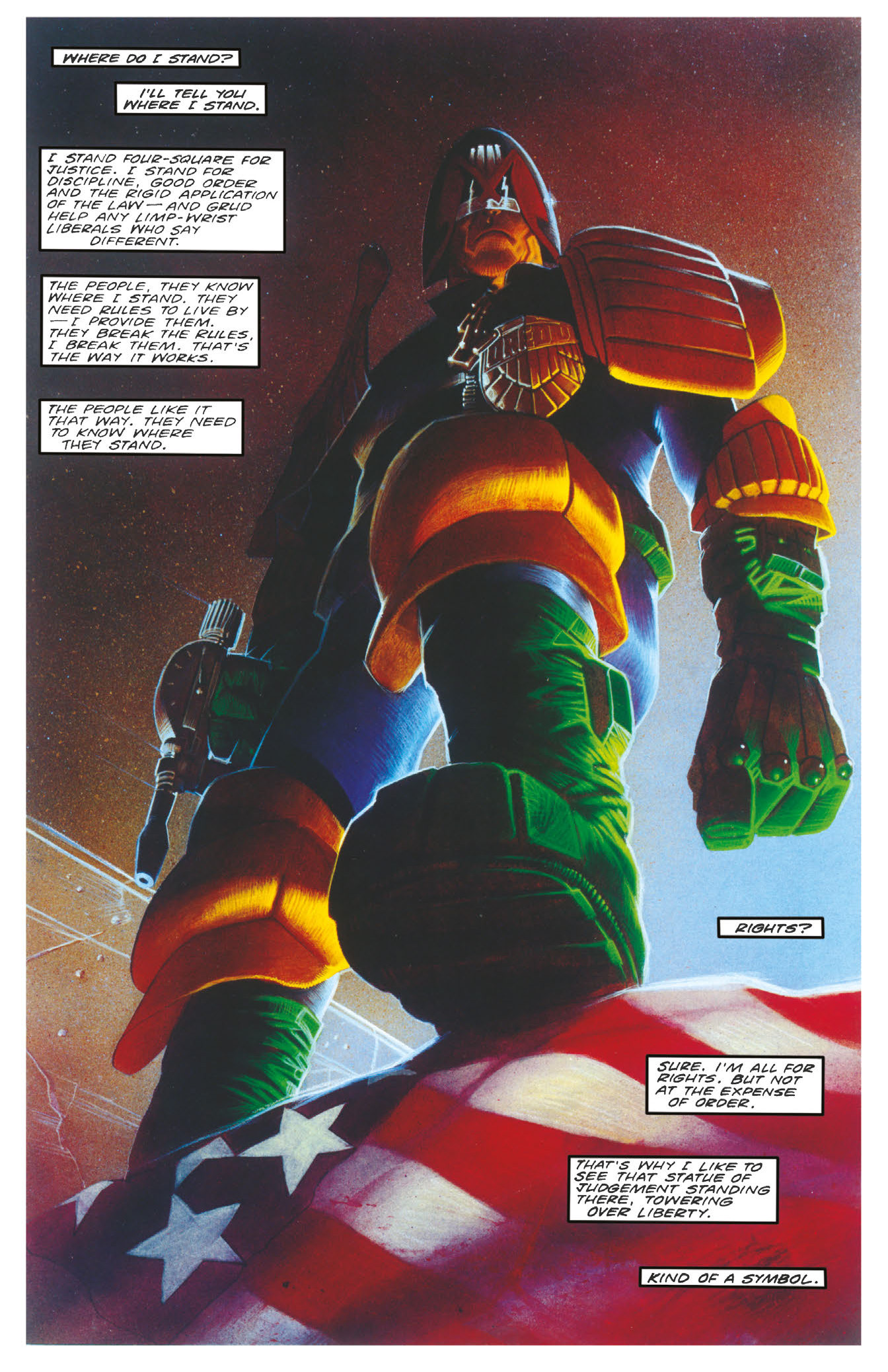 Read online Essential Judge Dredd: America comic -  Issue # TPB (Part 1) - 45