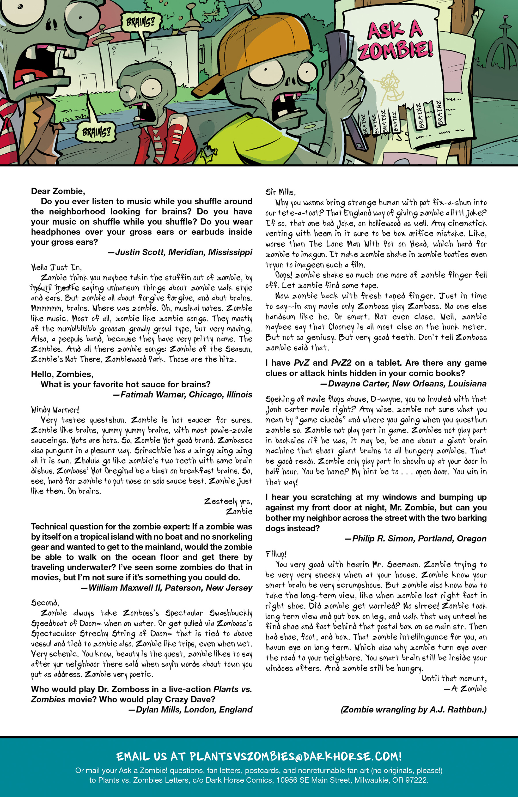Read online Plants vs. Zombies: Boom Boom Mushroom comic -  Issue #10 - 27