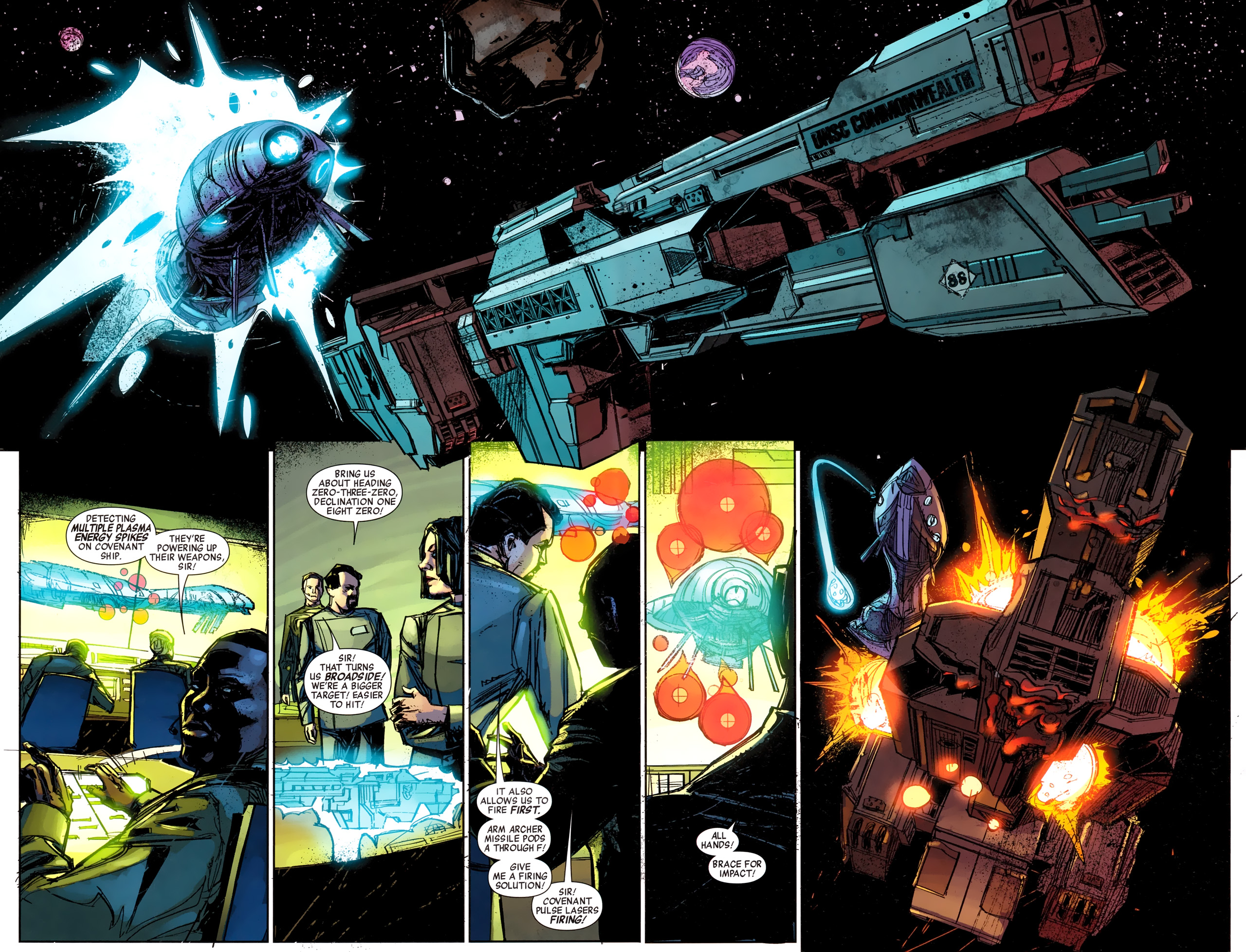 Read online Halo: Fall Of Reach - Covenant comic -  Issue #1 - 4