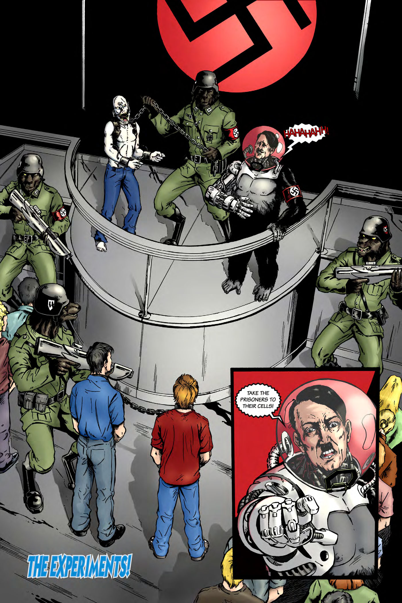 Read online Nazi Werewolves from Outer Space comic -  Issue #2 - 3