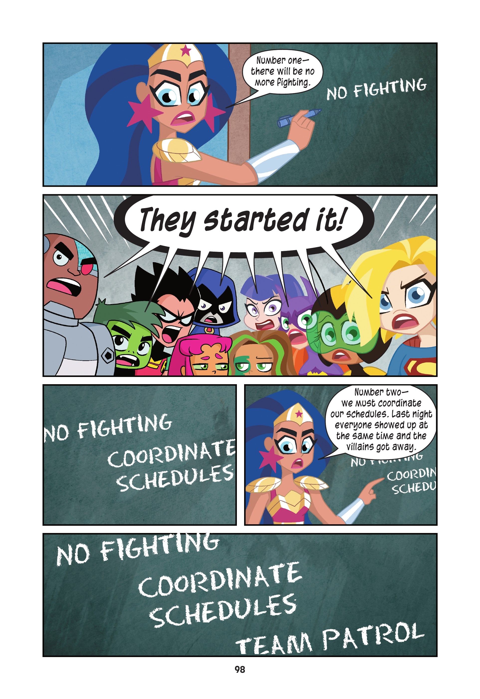 Read online Teen Titans Go!/DC Super Hero Girls: Exchange Students comic -  Issue # TPB (Part 1) - 96