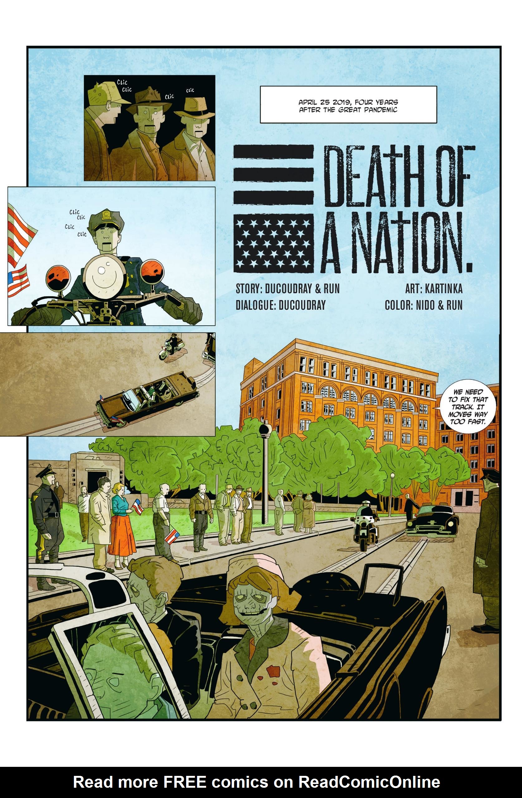 Read online Doggybags: Death of A Nation comic -  Issue # TPB - 7