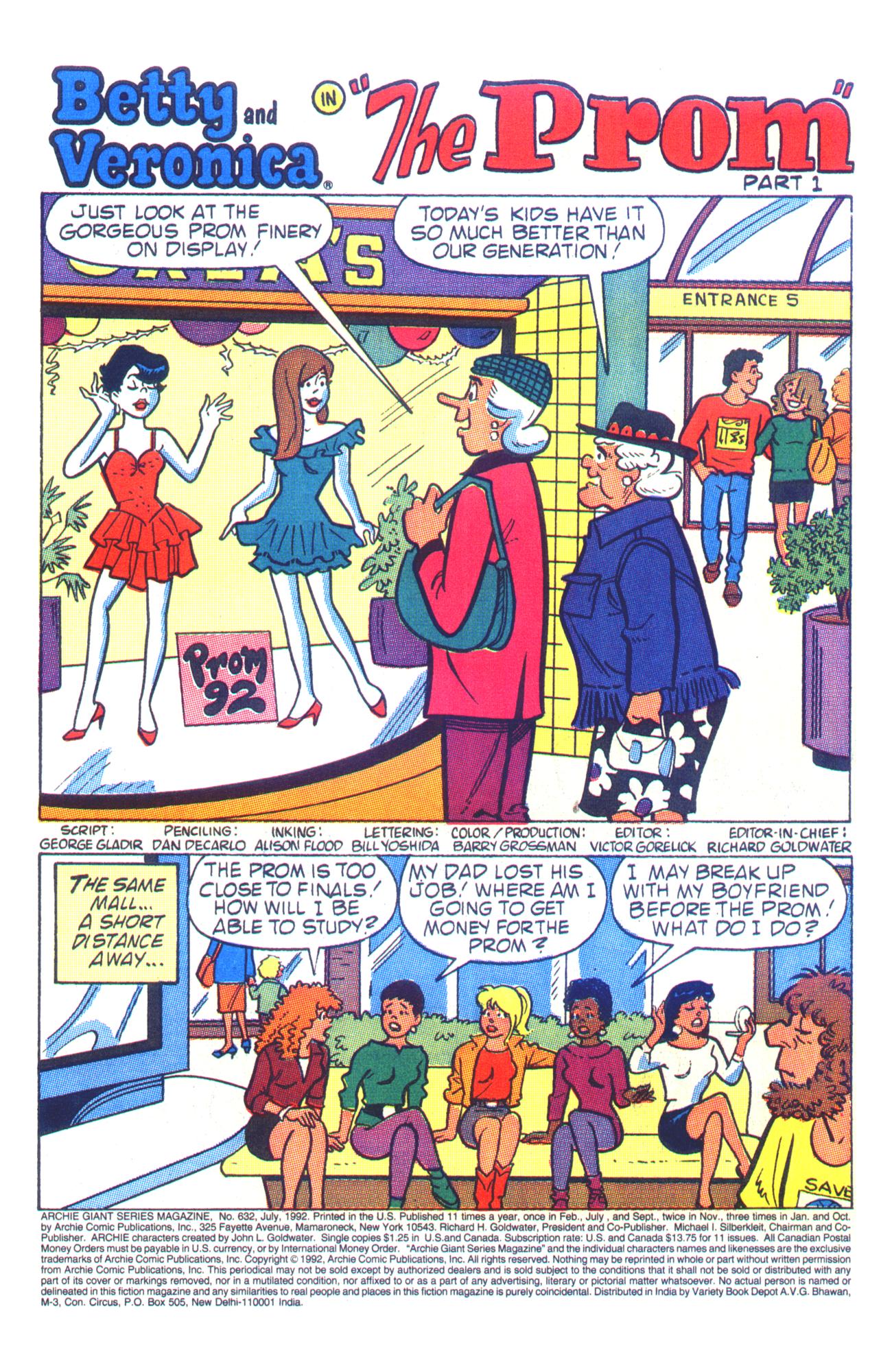 Read online Archie Giant Series Magazine comic -  Issue #632 - 3