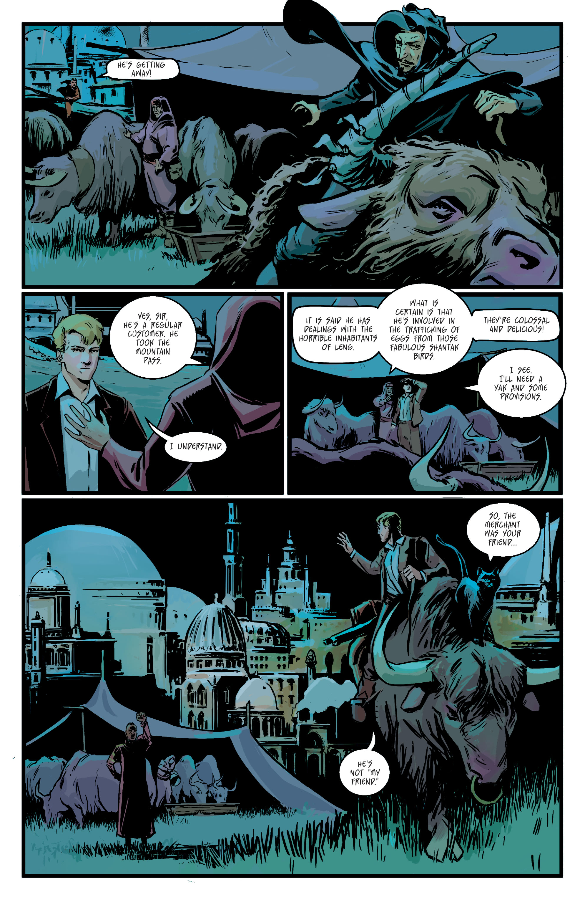 Read online Lovecraft Unknown Kadath comic -  Issue #6 - 8
