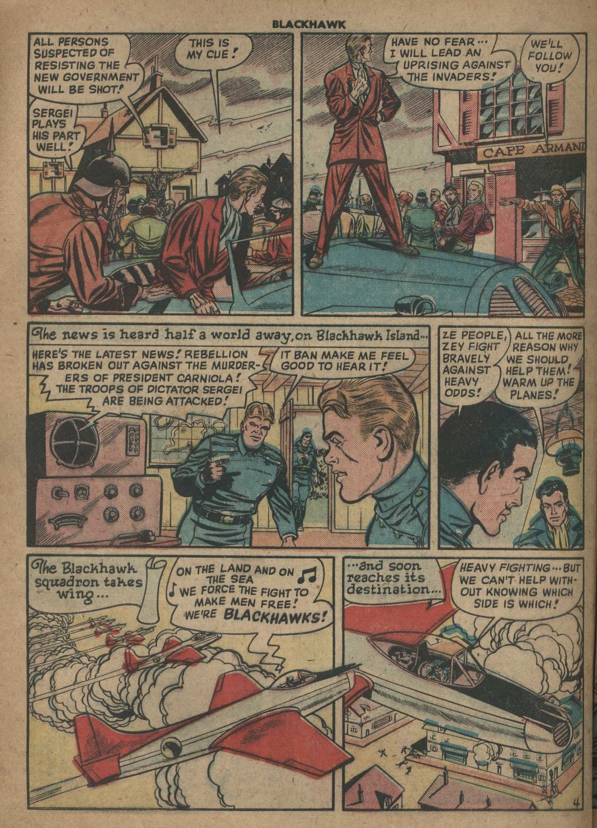 Read online Blackhawk (1957) comic -  Issue #25 - 28