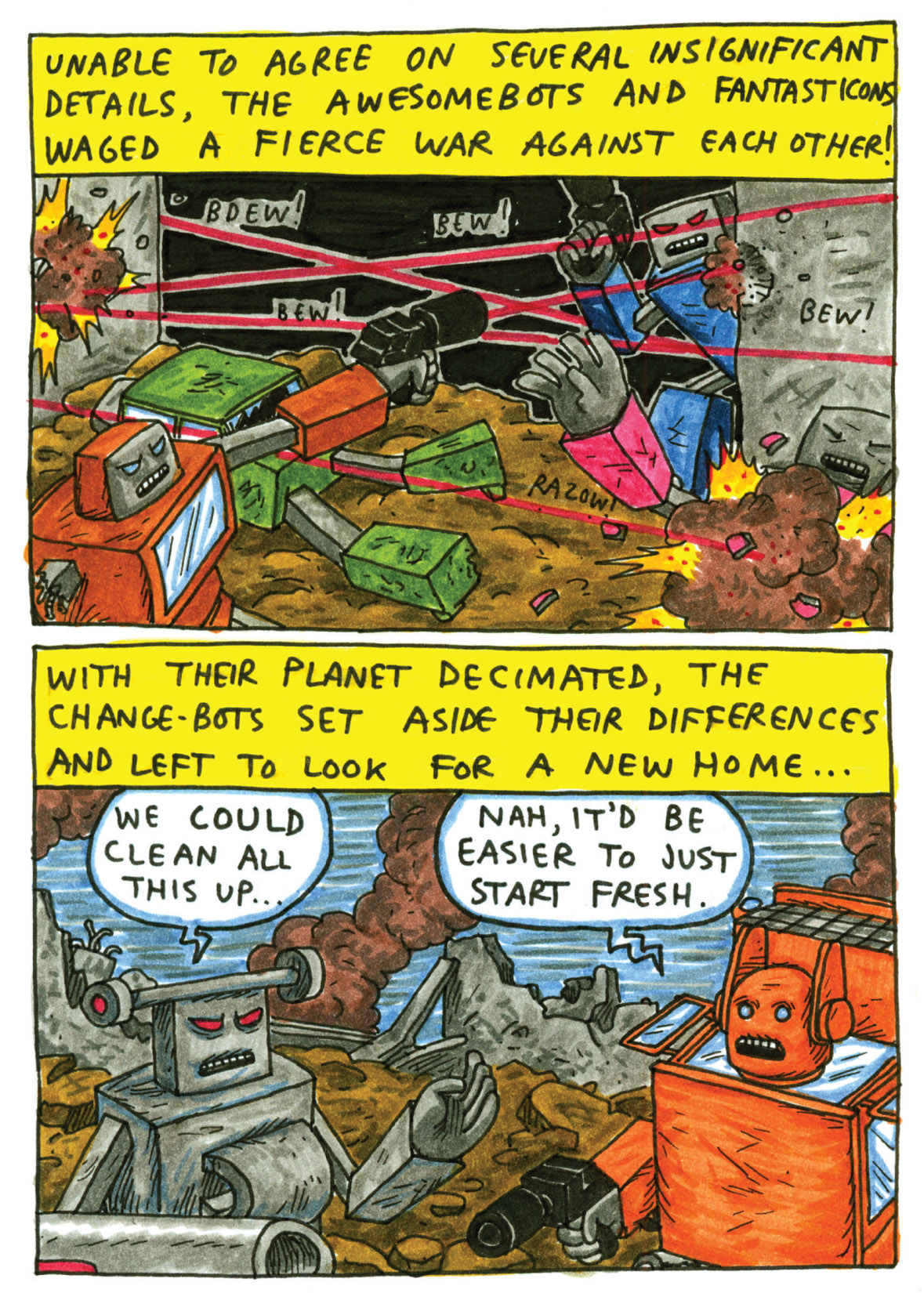Read online Incredible Change-Bots comic -  Issue # TPB 2 - 10