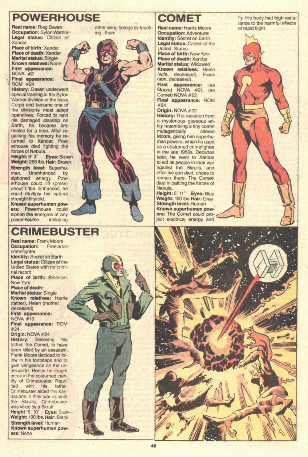 Read online The Official Handbook of the Marvel Universe Deluxe Edition comic -  Issue #16 - 48