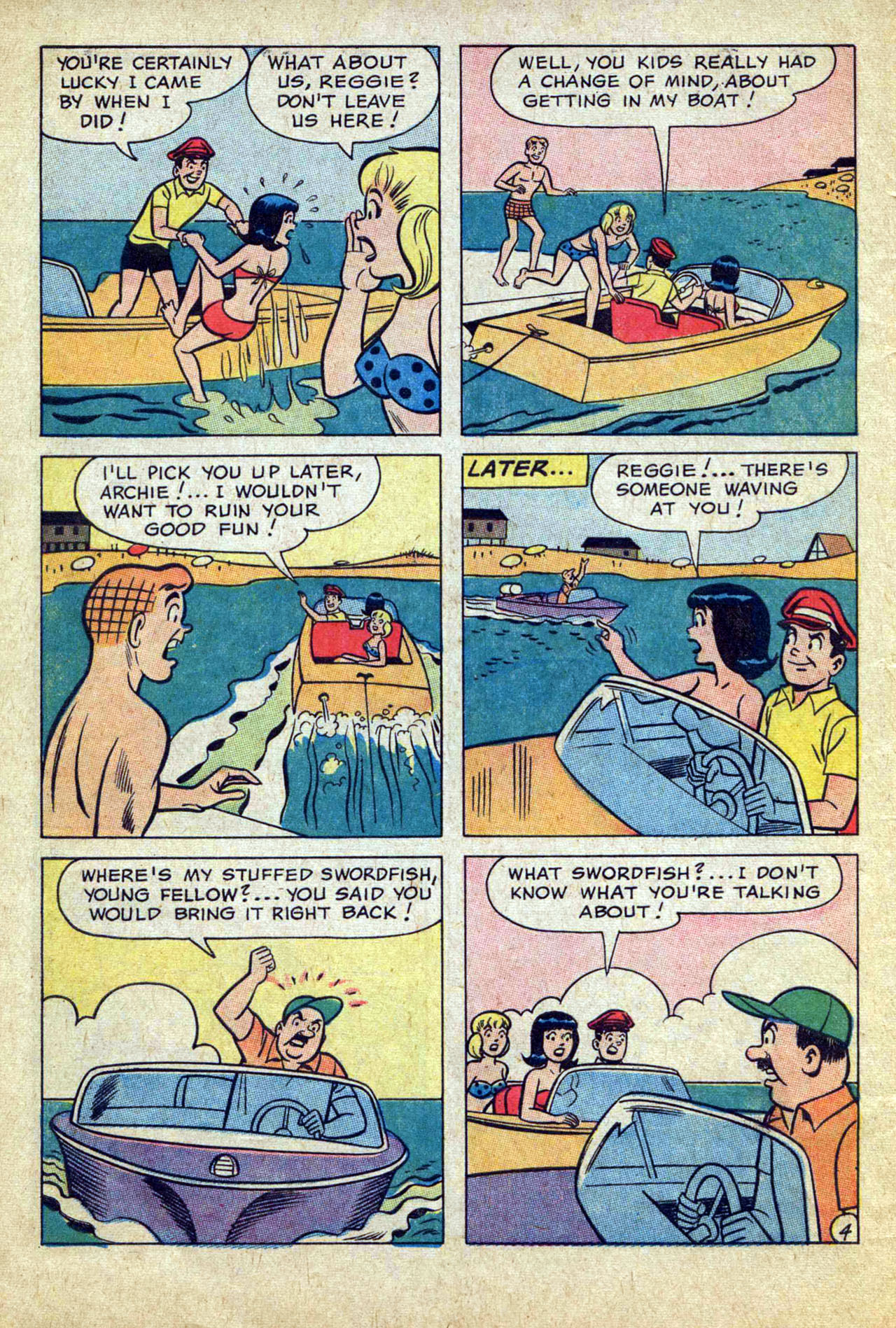 Read online Reggie and Me (1966) comic -  Issue #26 - 6