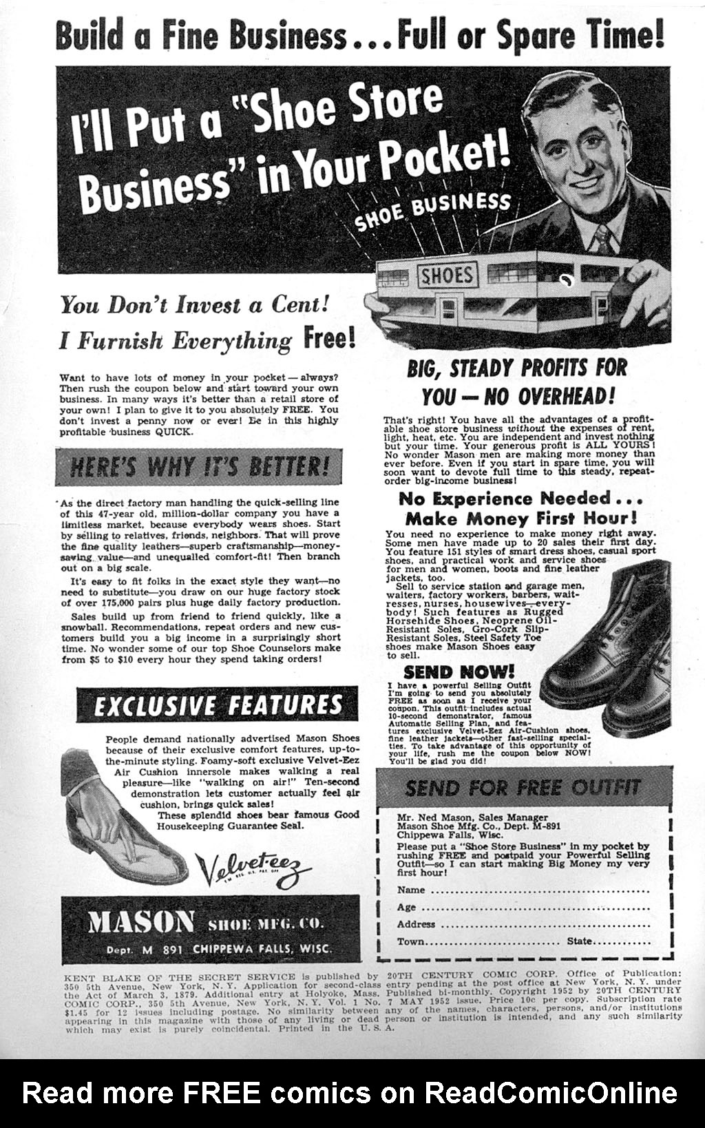 Read online Kent Blake of the Secret Service comic -  Issue #7 - 2