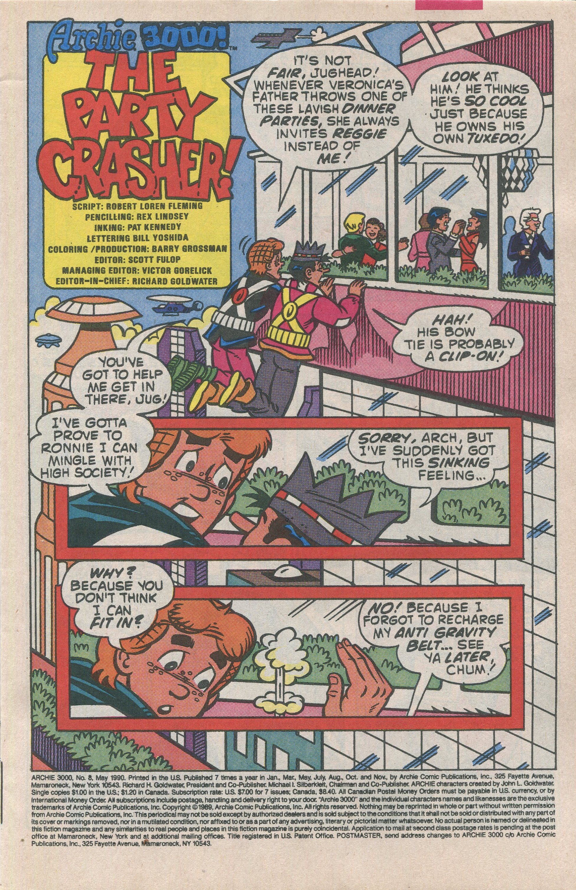Read online Archie 3000! (1989) comic -  Issue #8 - 3