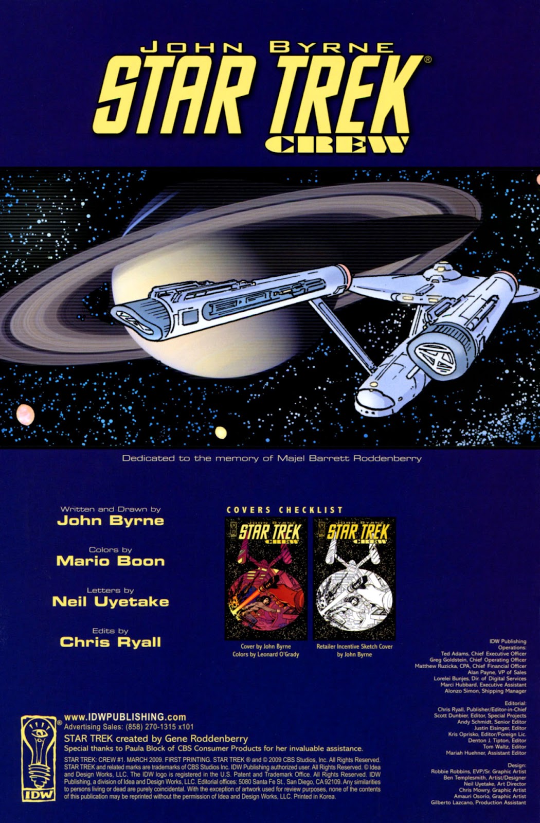 Star Trek: Crew issue 1 - Page 2