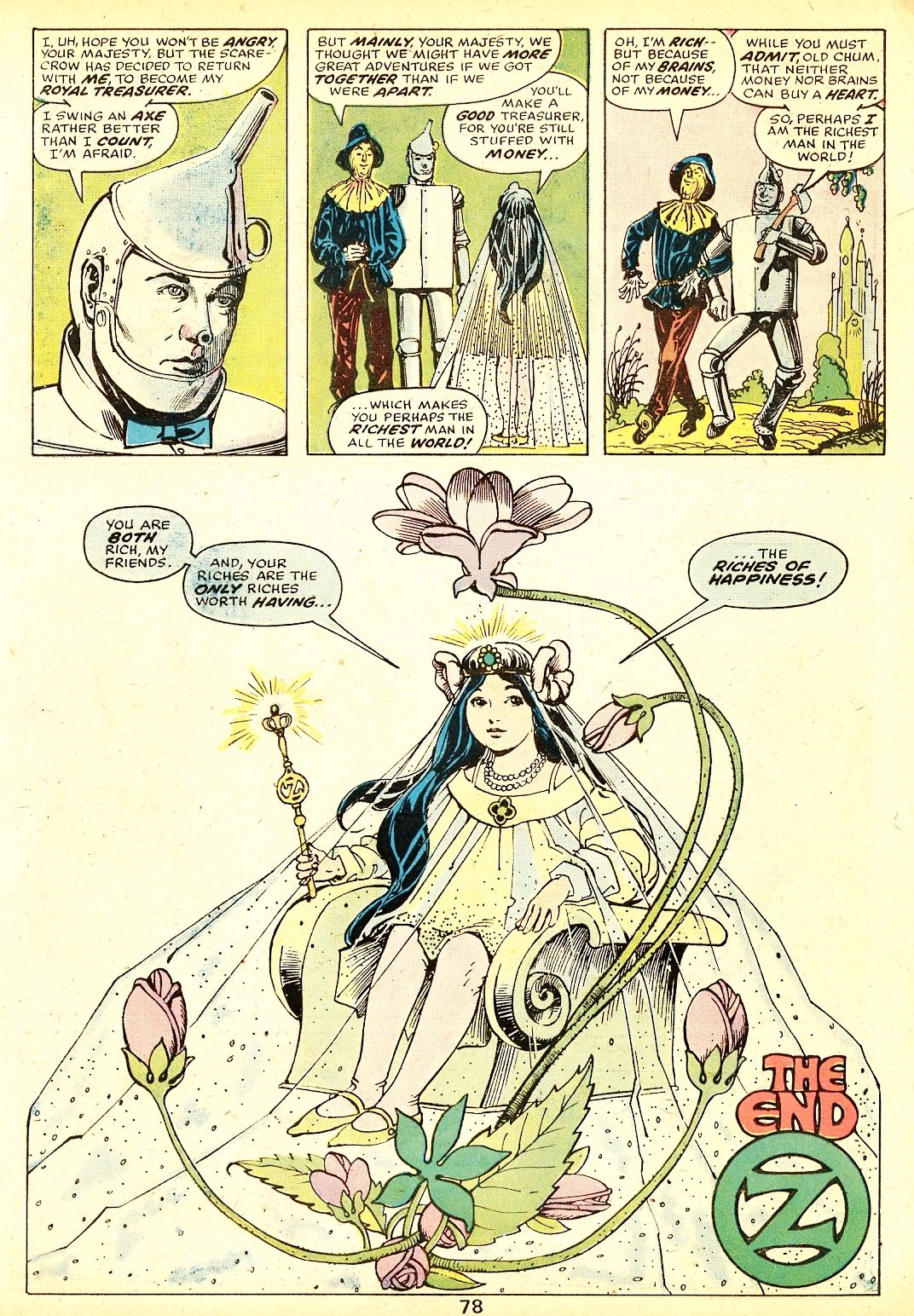 Read online Marvel Treasury of Oz featuring the Marvelous Land of Oz comic -  Issue # Full - 77