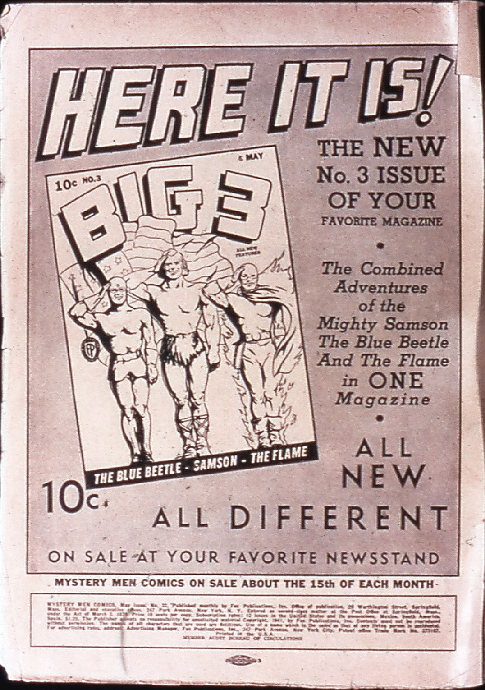 Read online Mystery Men Comics comic -  Issue #22 - 4