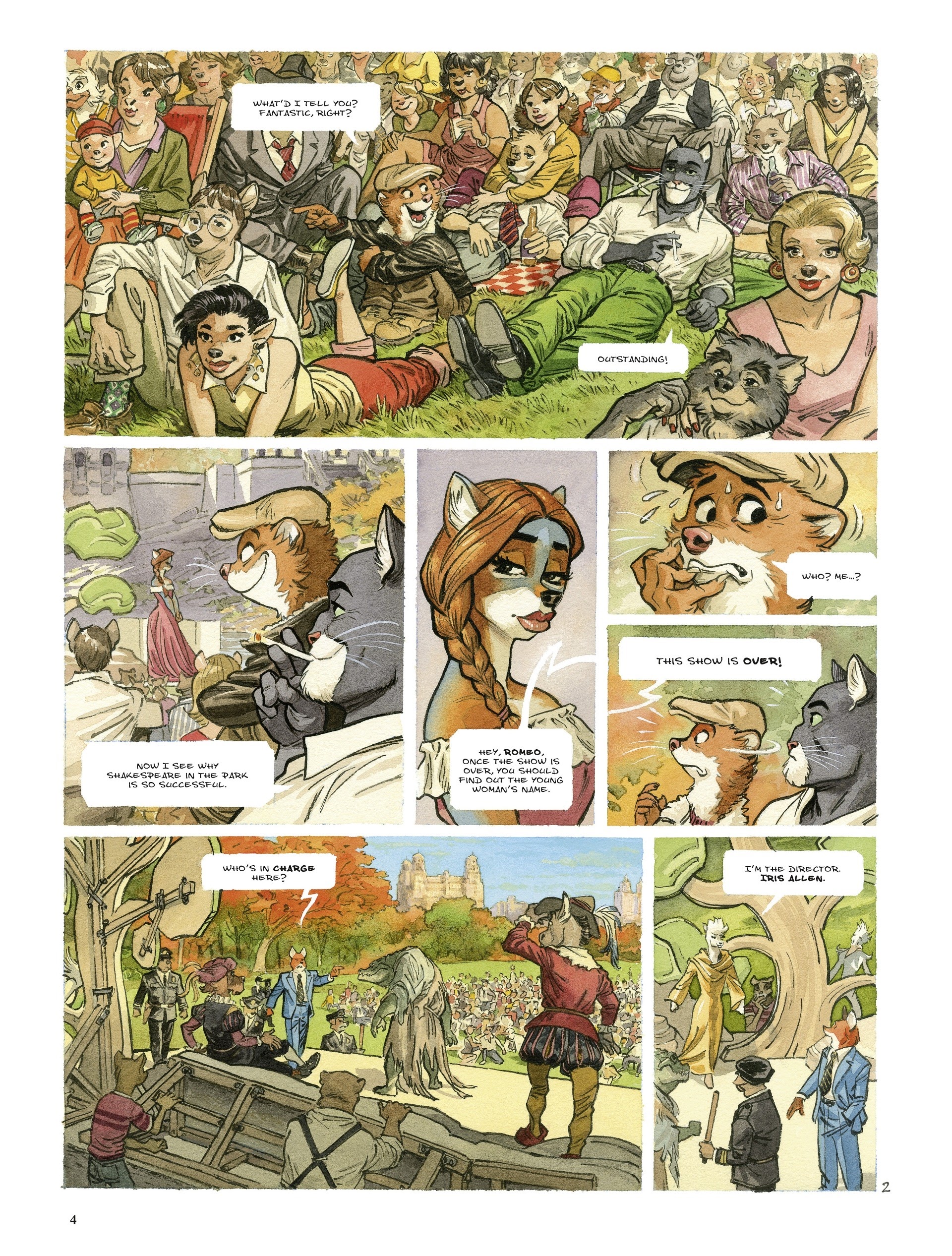 Read online Blacksad: They All Fall Down comic -  Issue #1 - 4